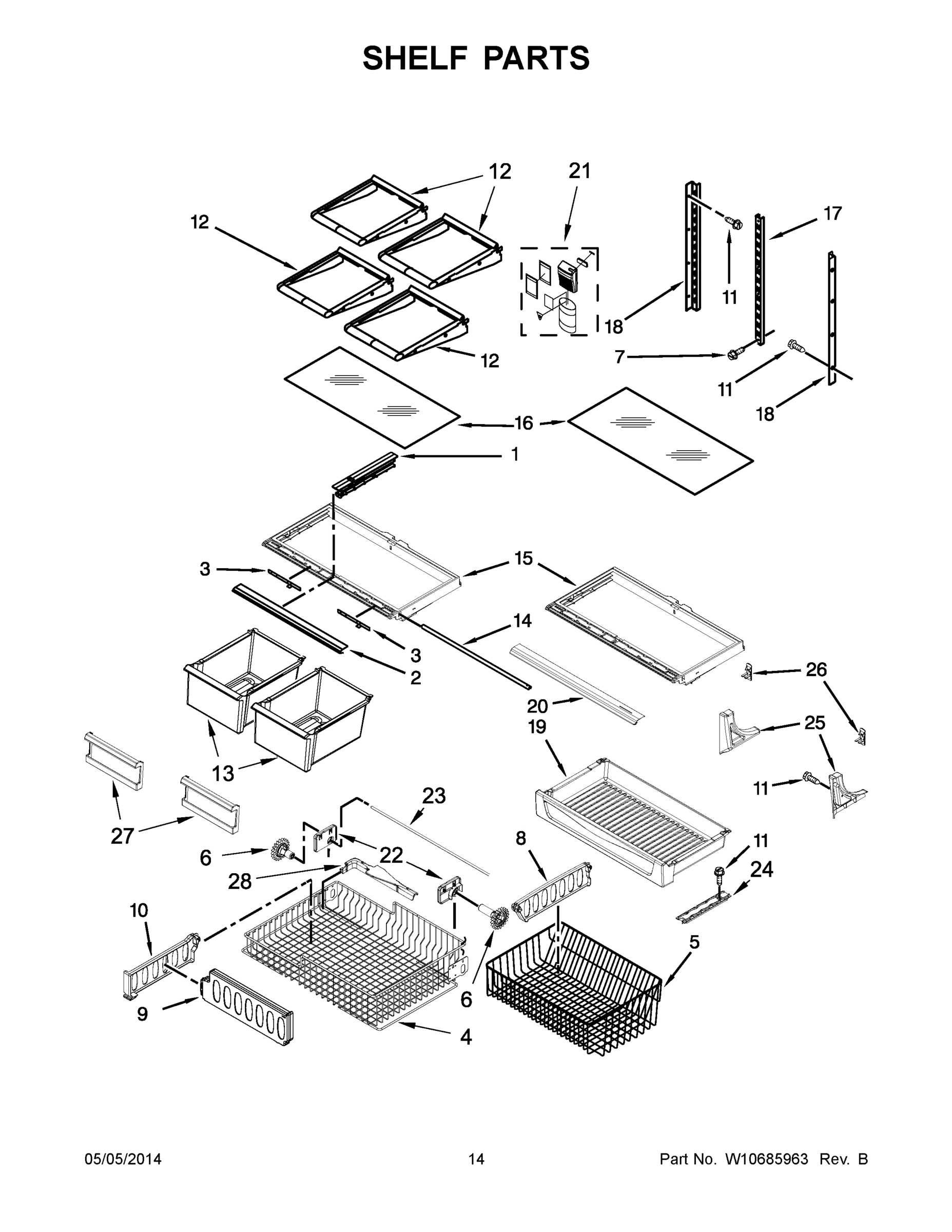 08 - SHELF PARTS