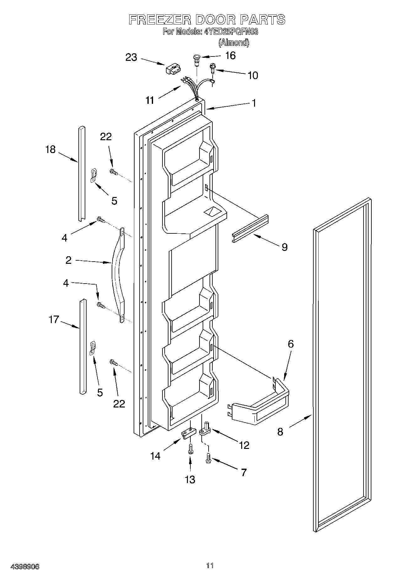 07 - FREEZER DOOR