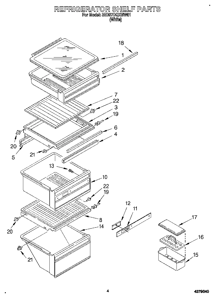 03 - REFRIGERATOR SHELF