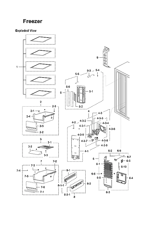 FREEZER PARTS