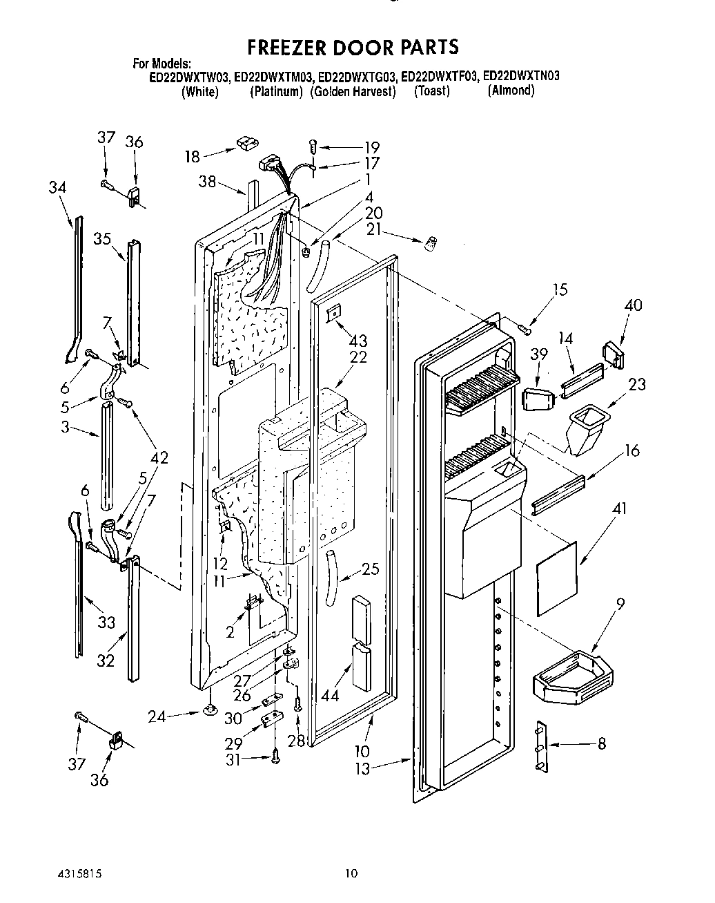08 - FREEZER DOOR