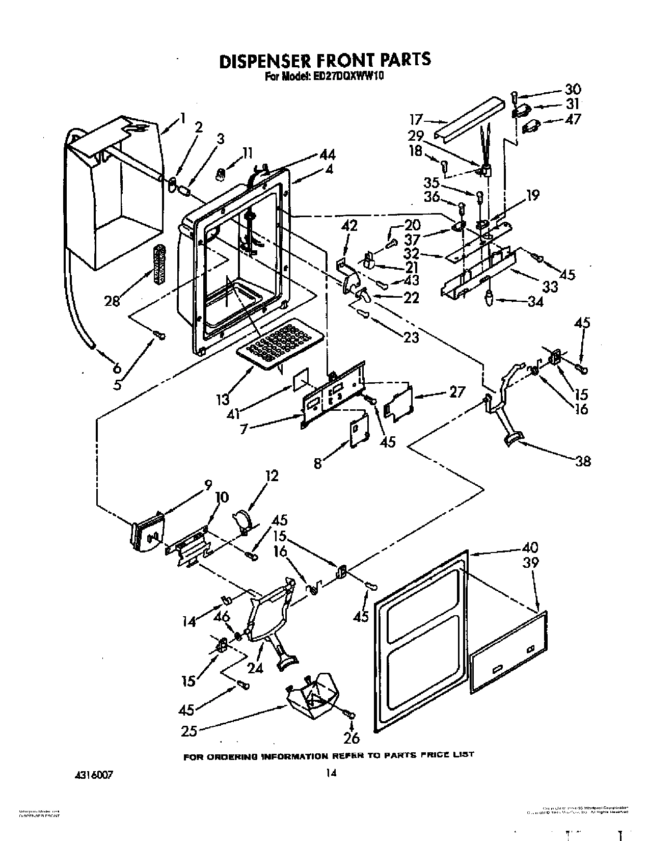 09 - DISPENSER FRONT