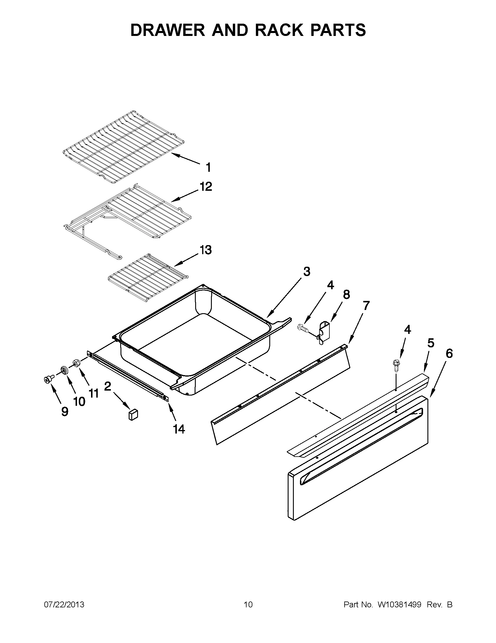 05 - DRAWER AND RACK PARTS