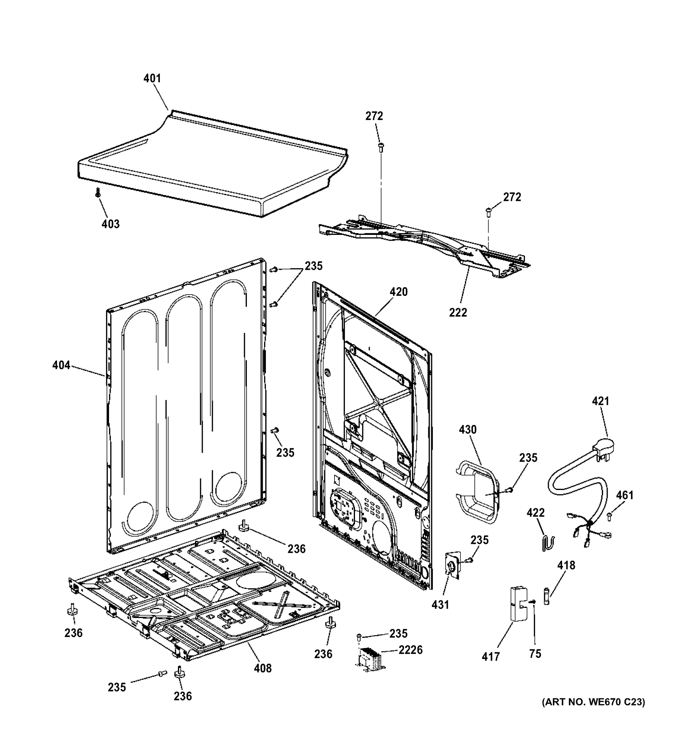 CABINET & TOP PANEL
