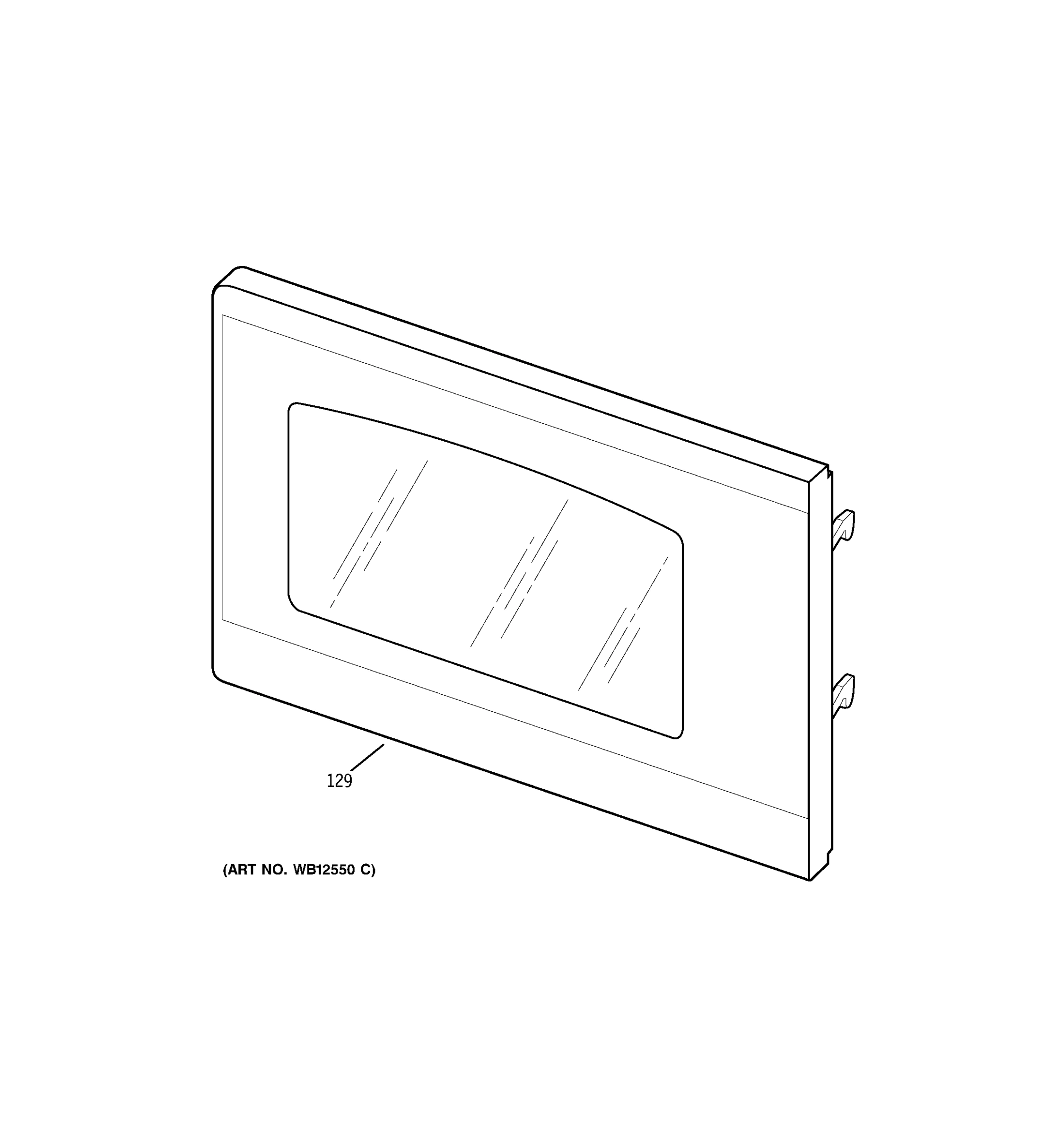 MICROWAVE DOOR