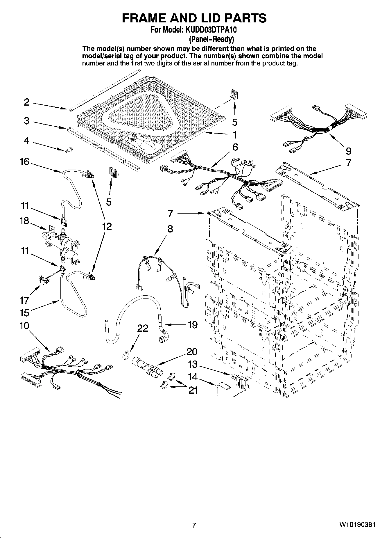 05 - FRAME AND LID PARTS
