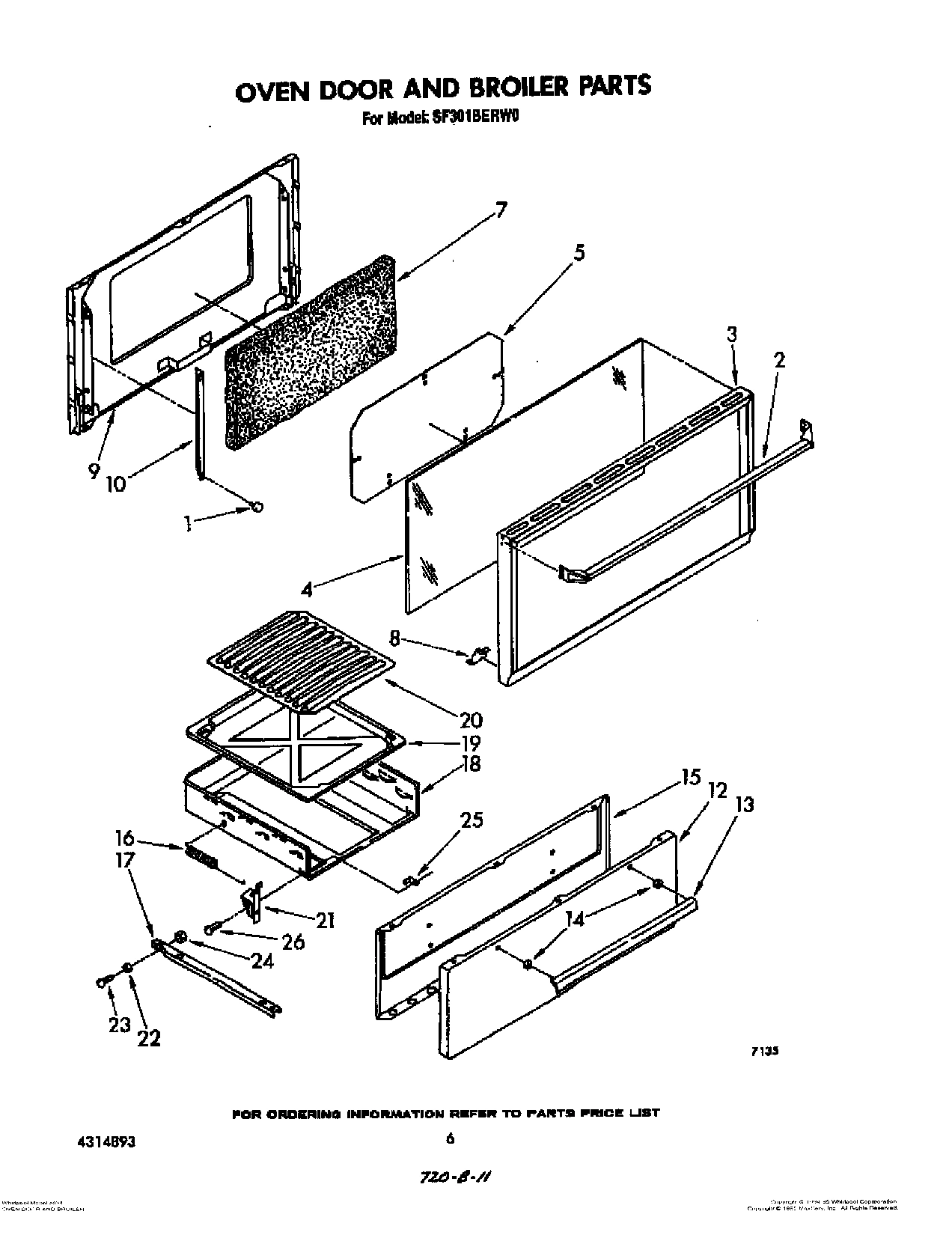 05 - OVEN DOOR AND BROILER