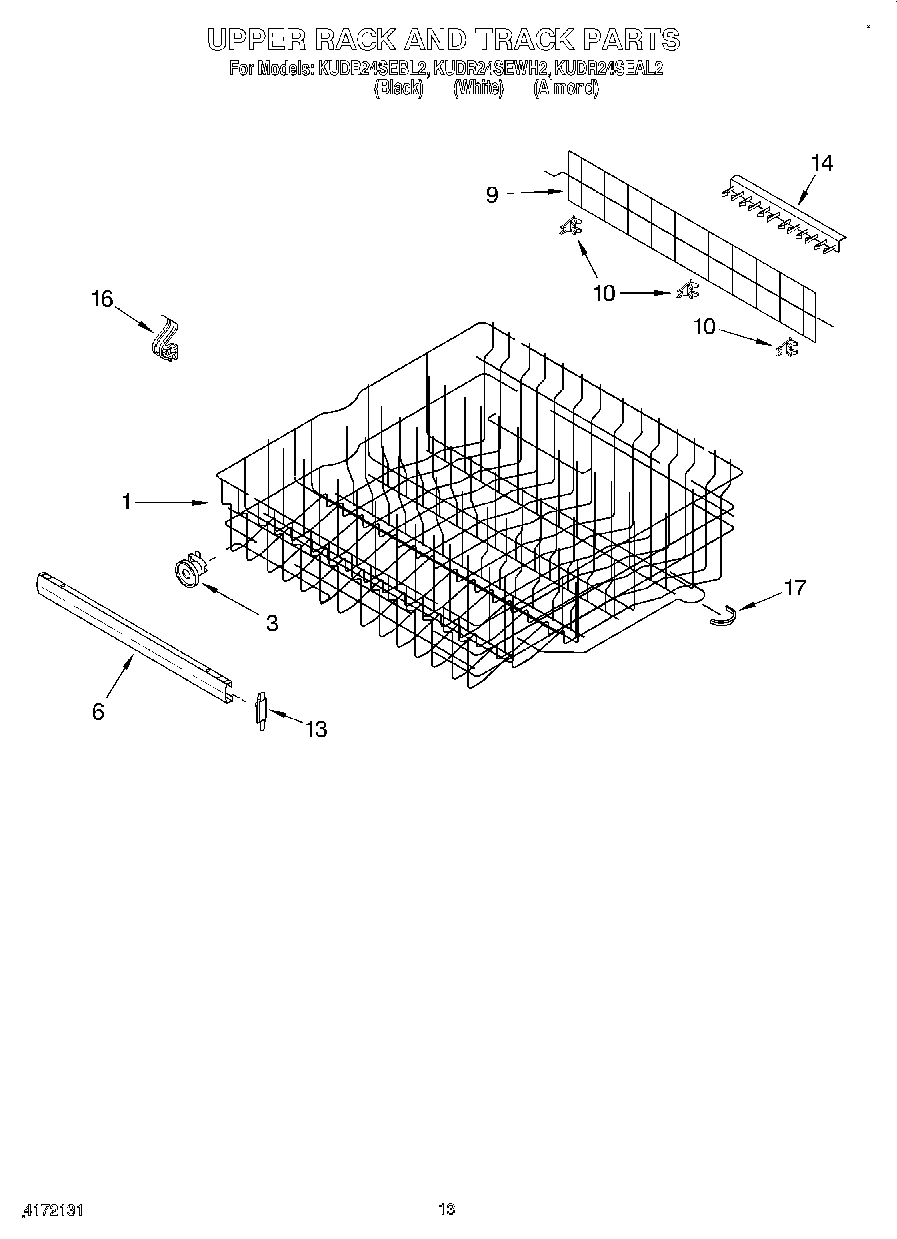 10 - UPPER RACK AND TRACK