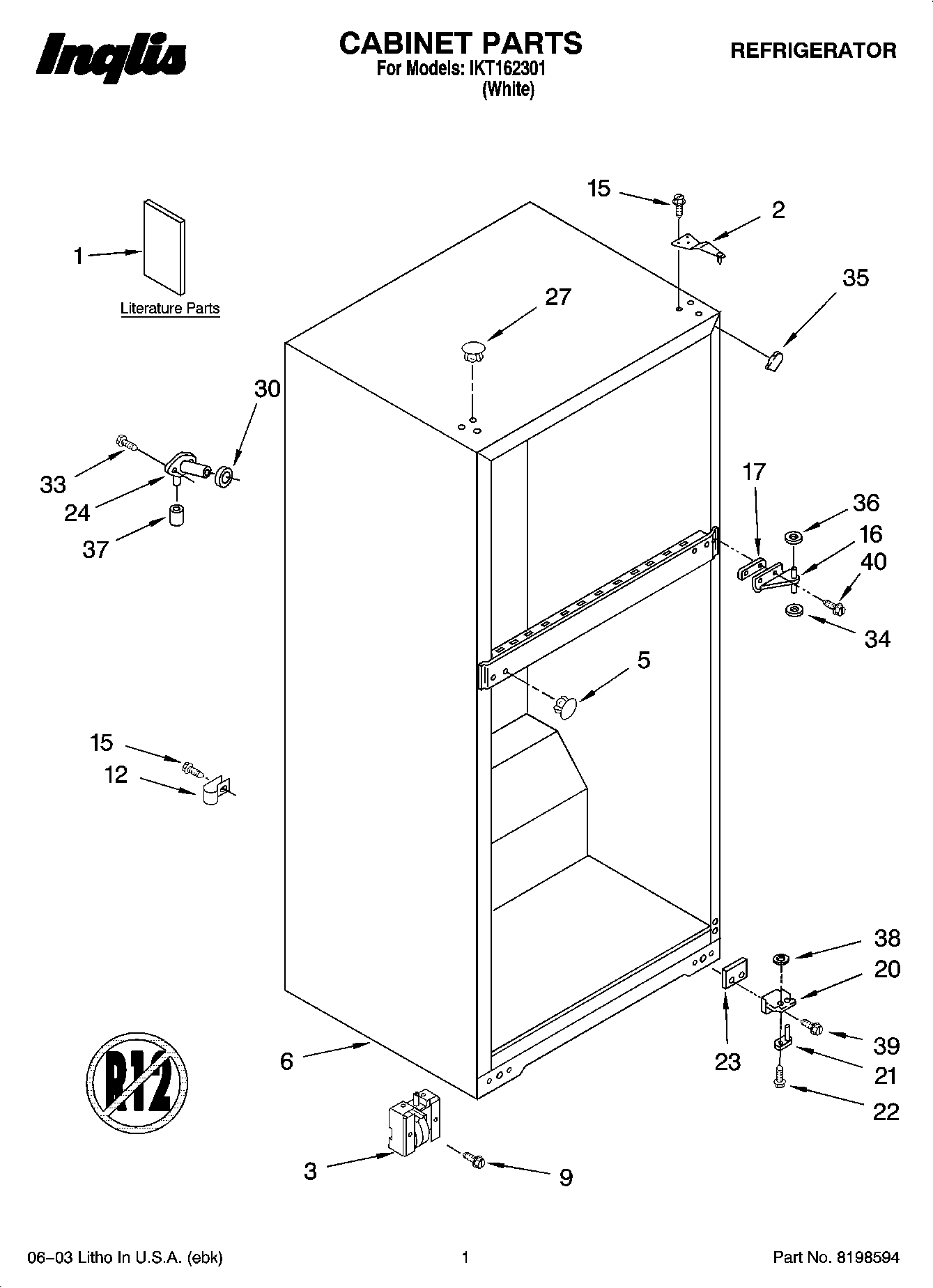 01 - CABINET PARTS