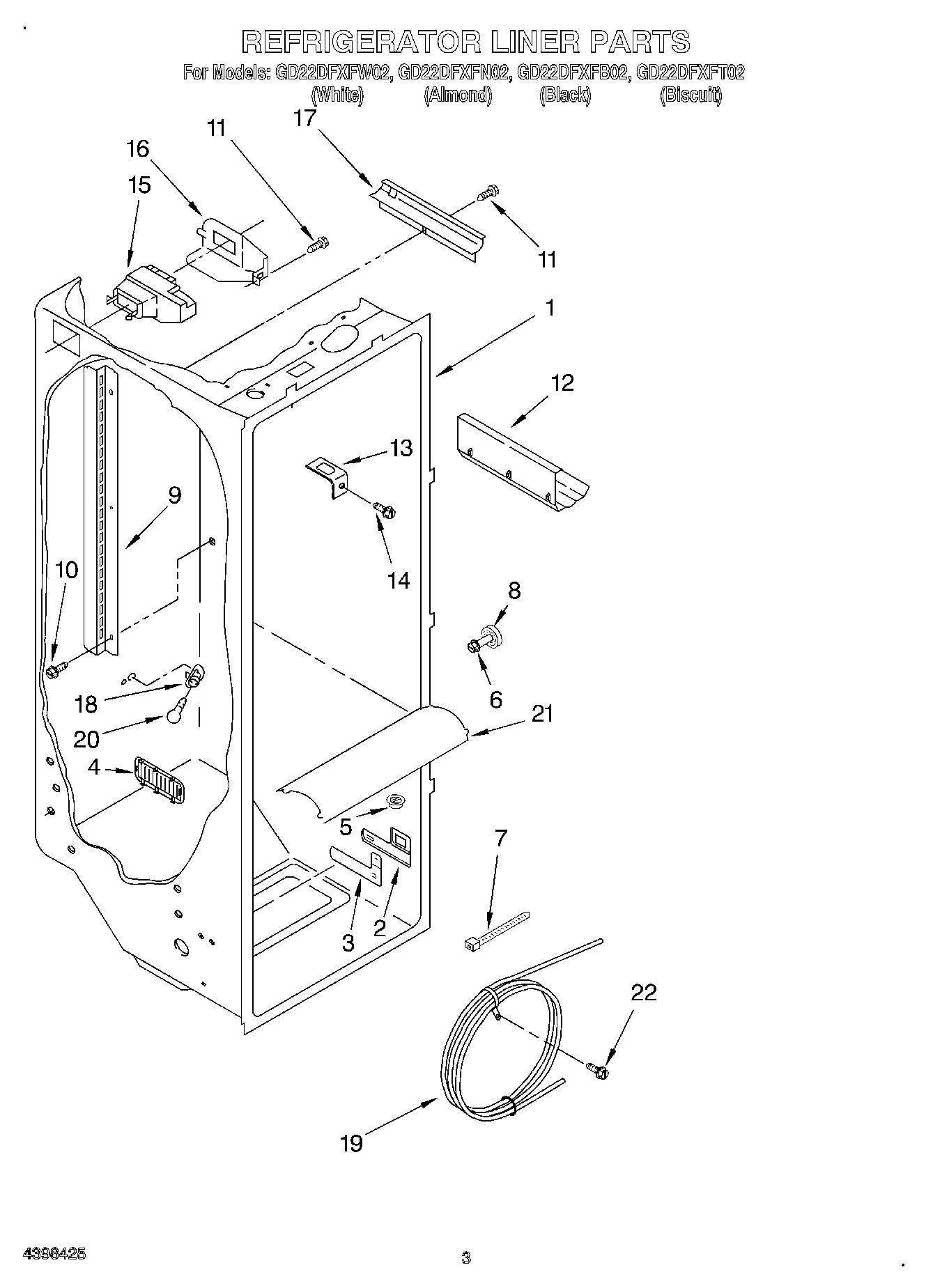 02 - REFRIGERATOR LINER