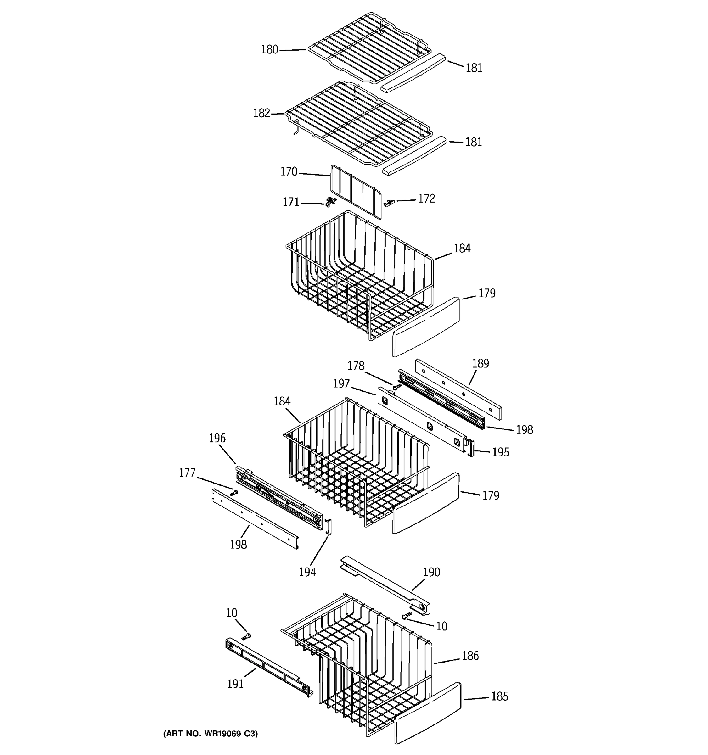 FREEZER SHELVES