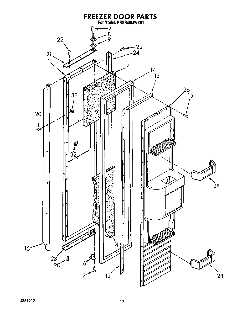 11 - FREEZER DOOR