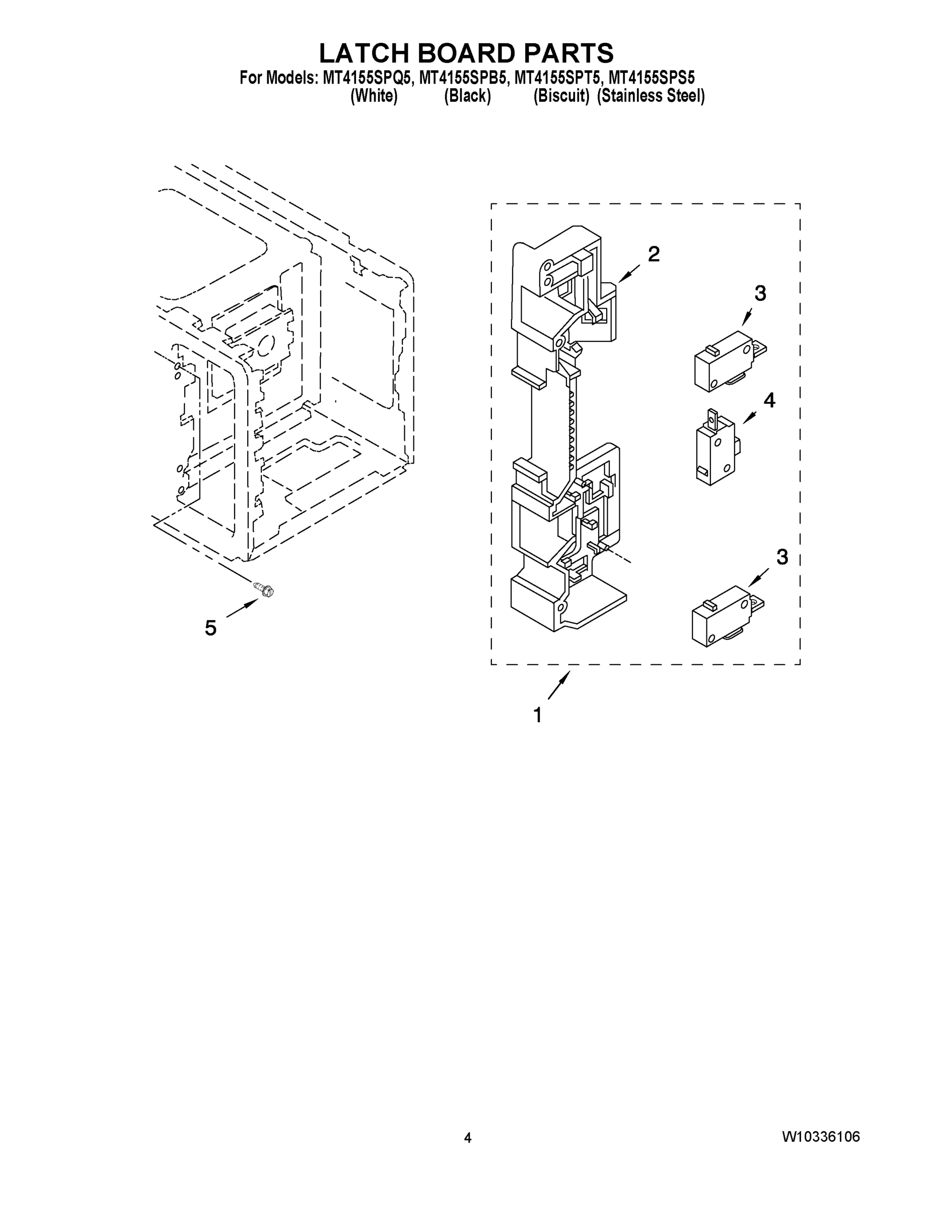 04 - LATCH BOARD PARTS