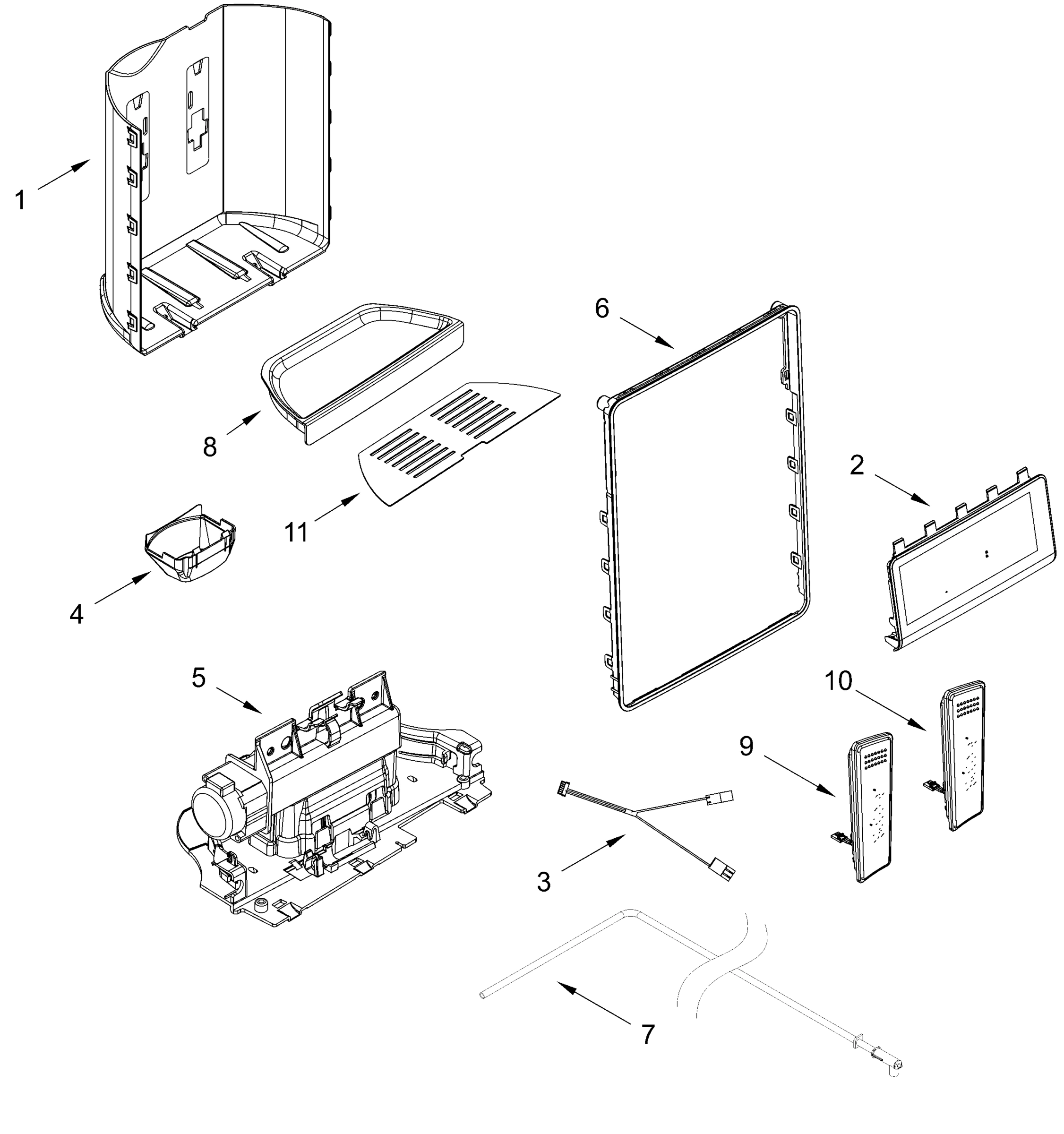 DISPENSER PARTS