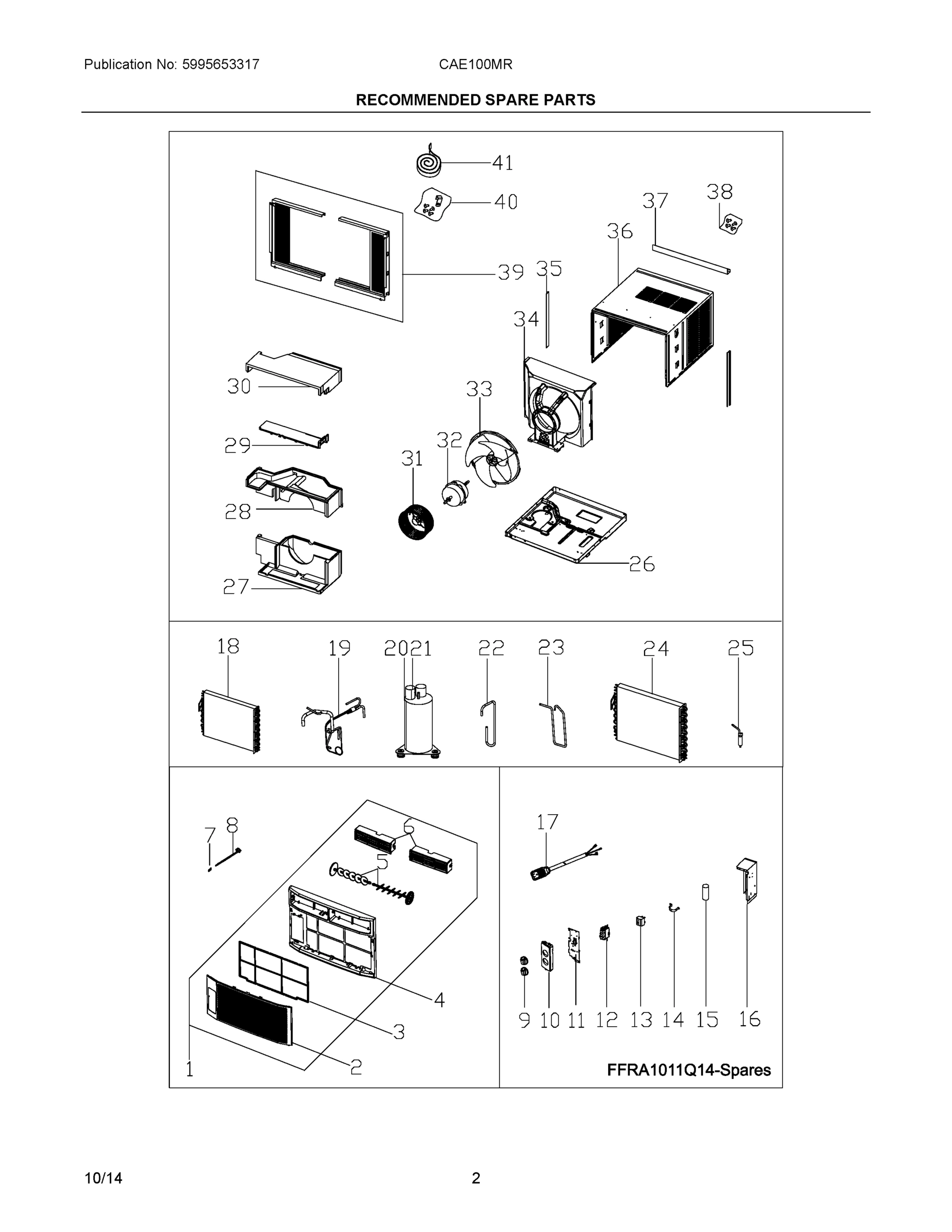 02 - RECOMMENDED SPARE PARTS