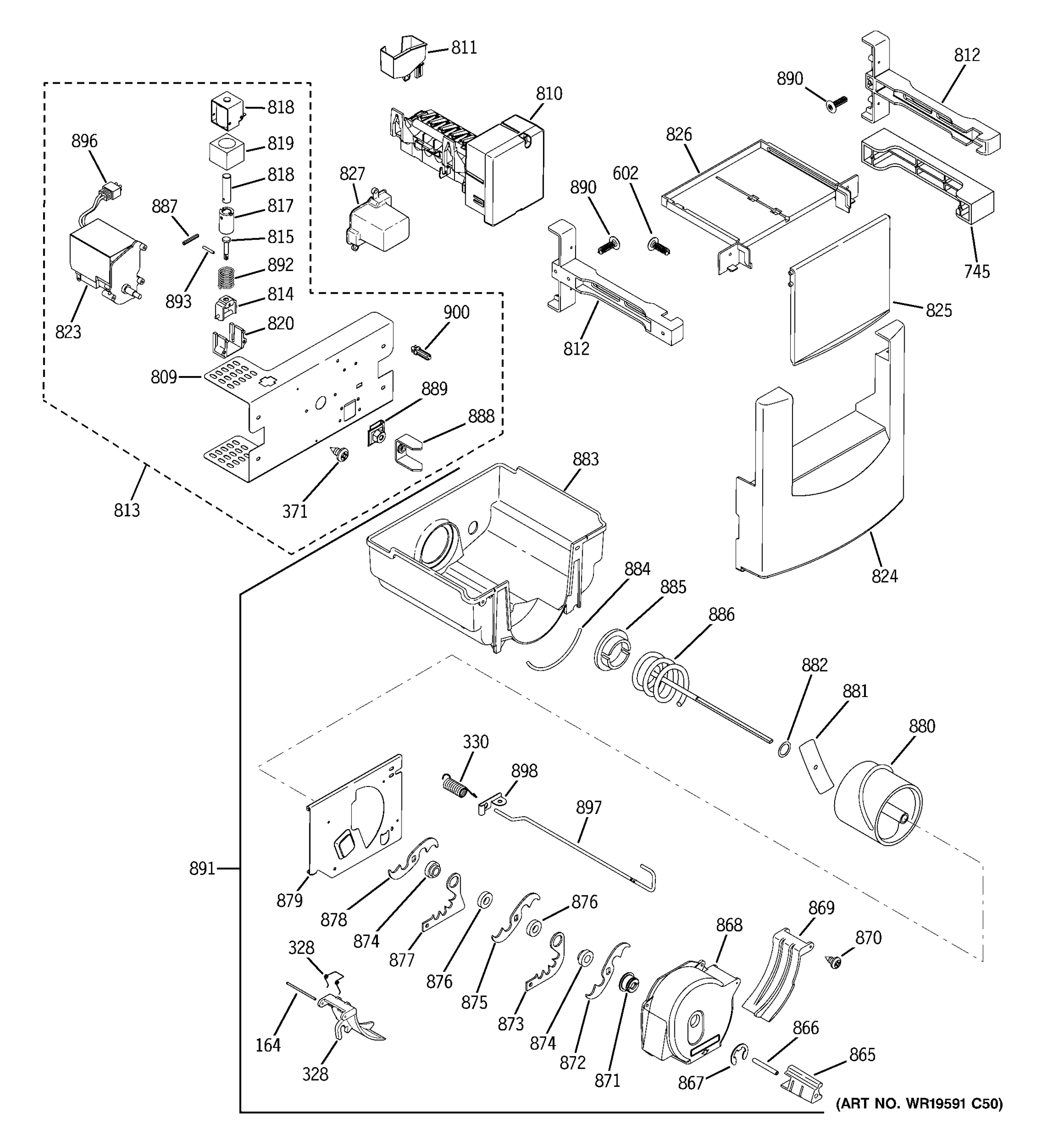 ICE MAKER & DISPENSER