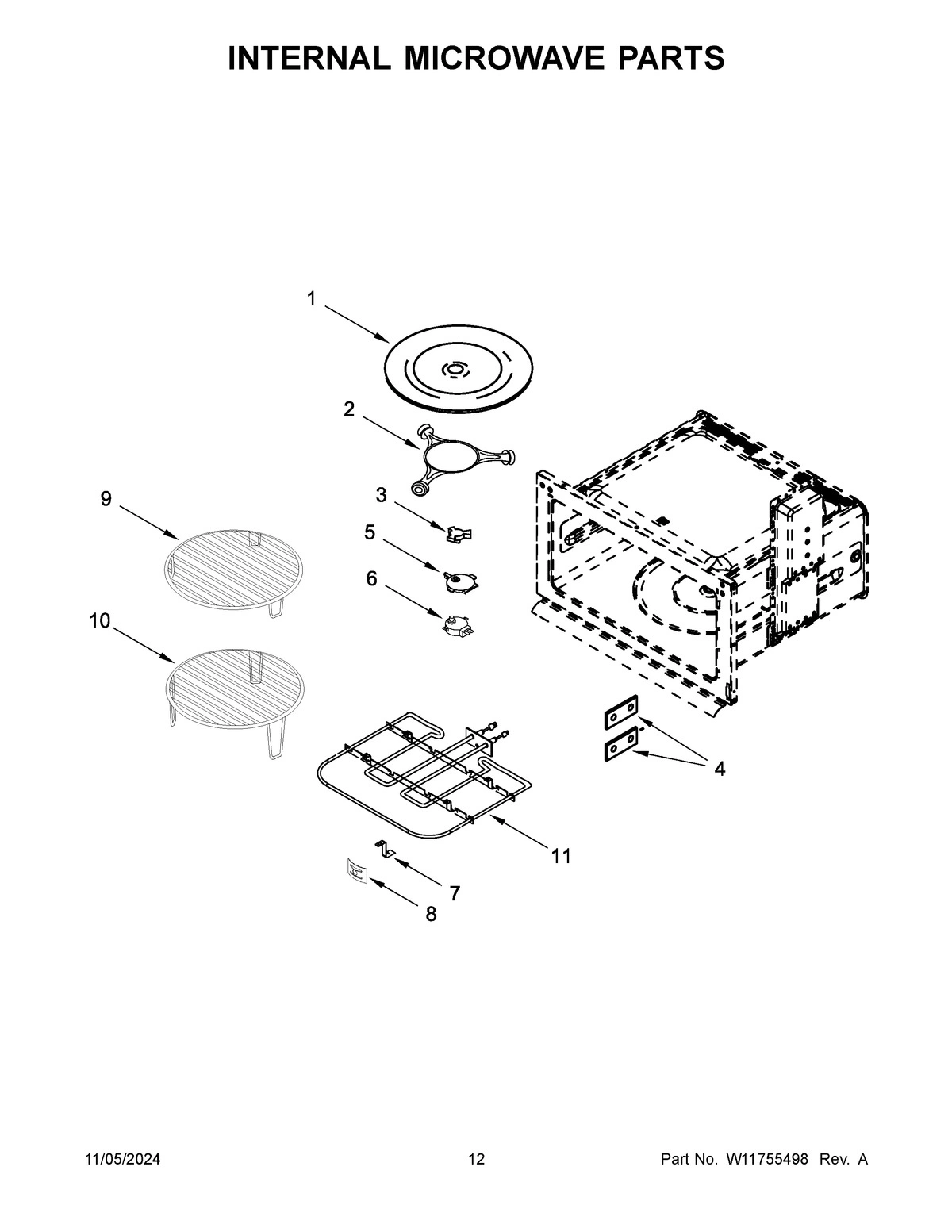 07 - INTERNAL MICROWAVE PARTS