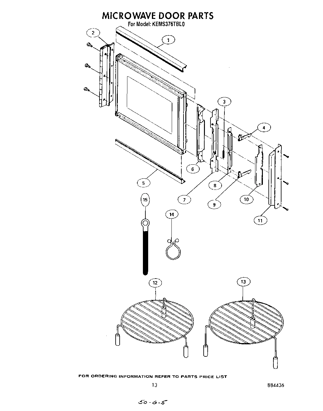 10 - MICROWAVE DOOR