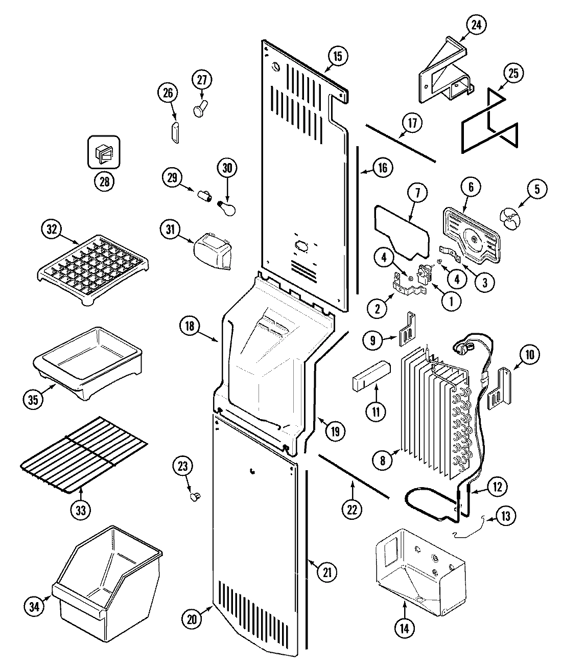 03 - FREEZER COMPARTMENT (BISQUE)