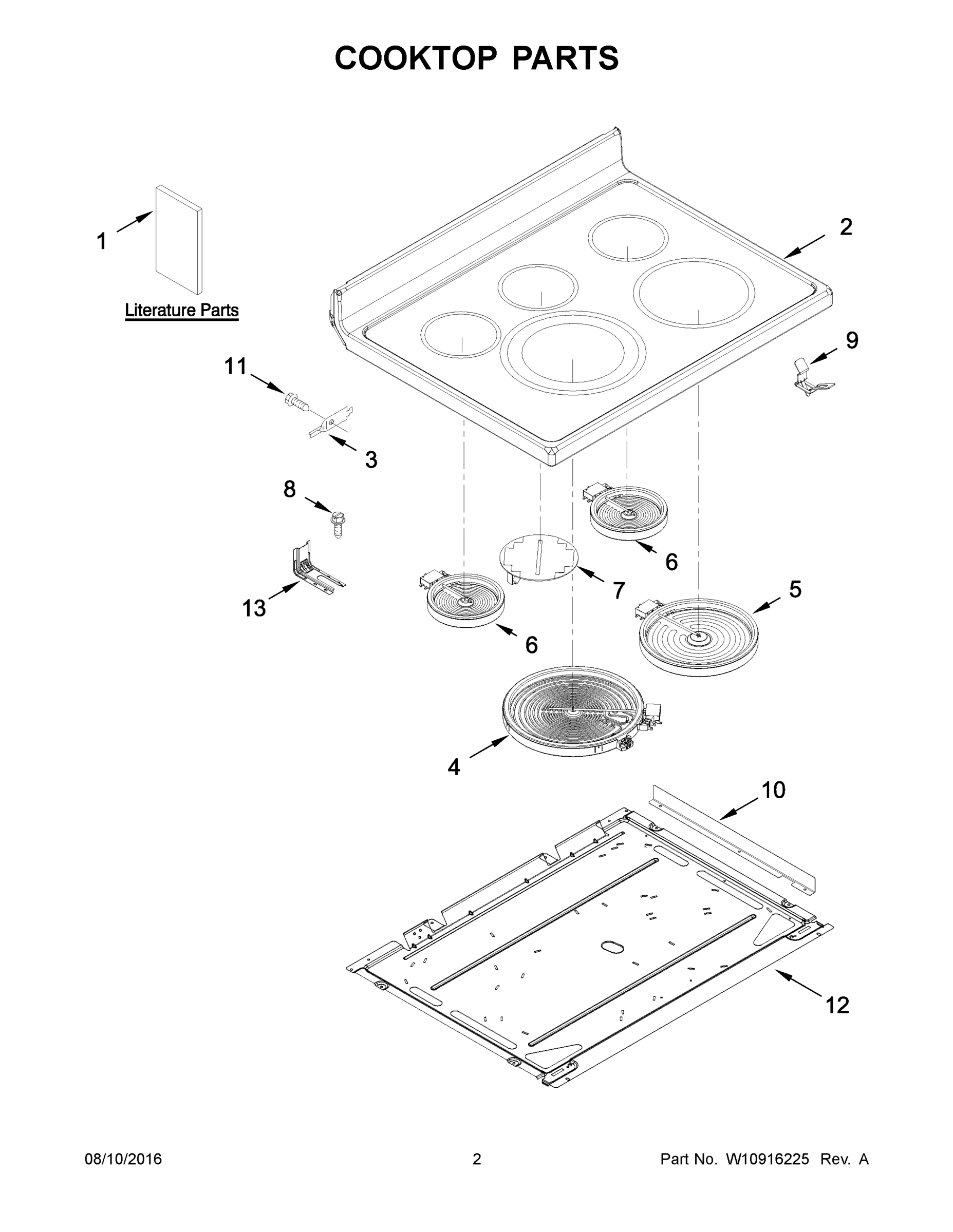 02 - COOKTOP PARTS