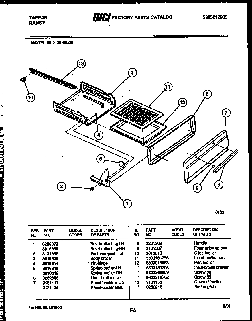 05 - BROILER DRAWER PARTS