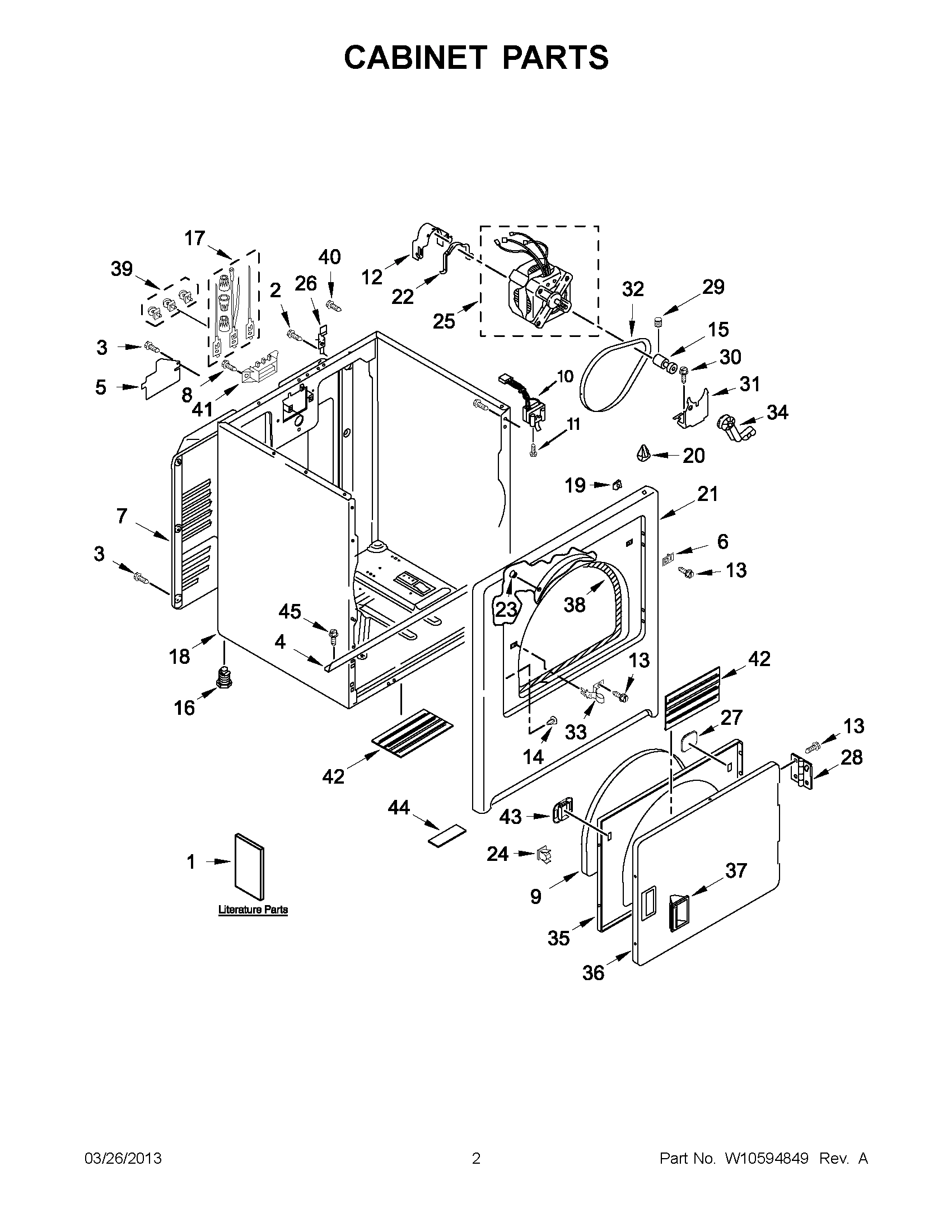 01 - CABINET PARTS