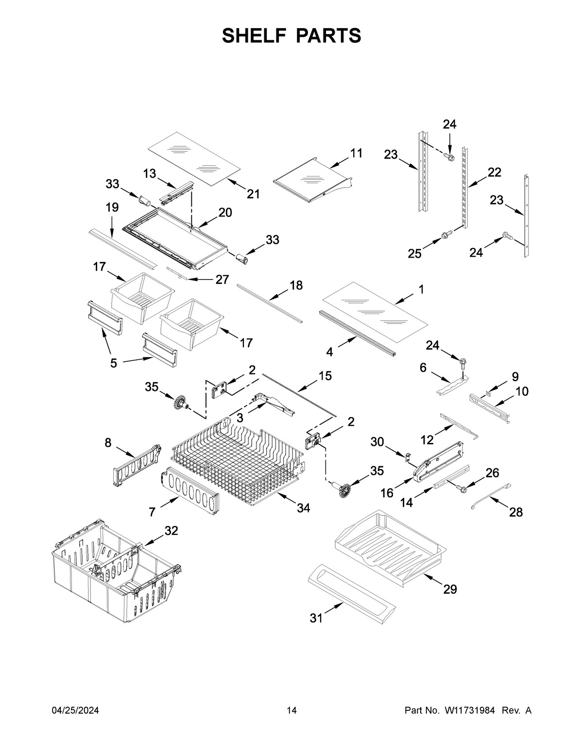 08 - SHELF PARTS