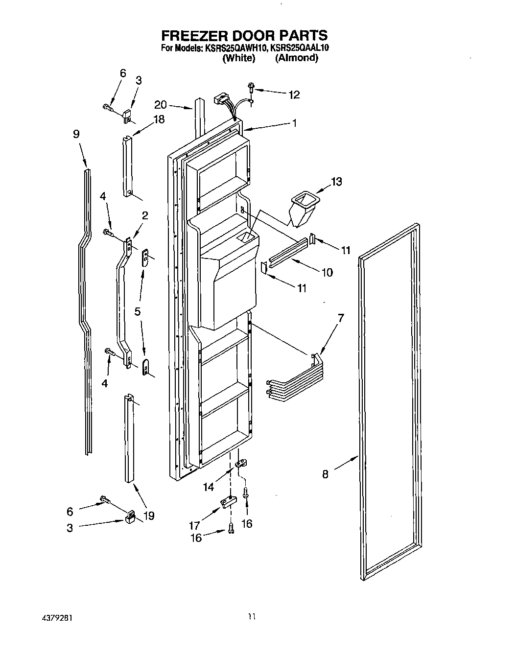 07 - FREEZER DOOR