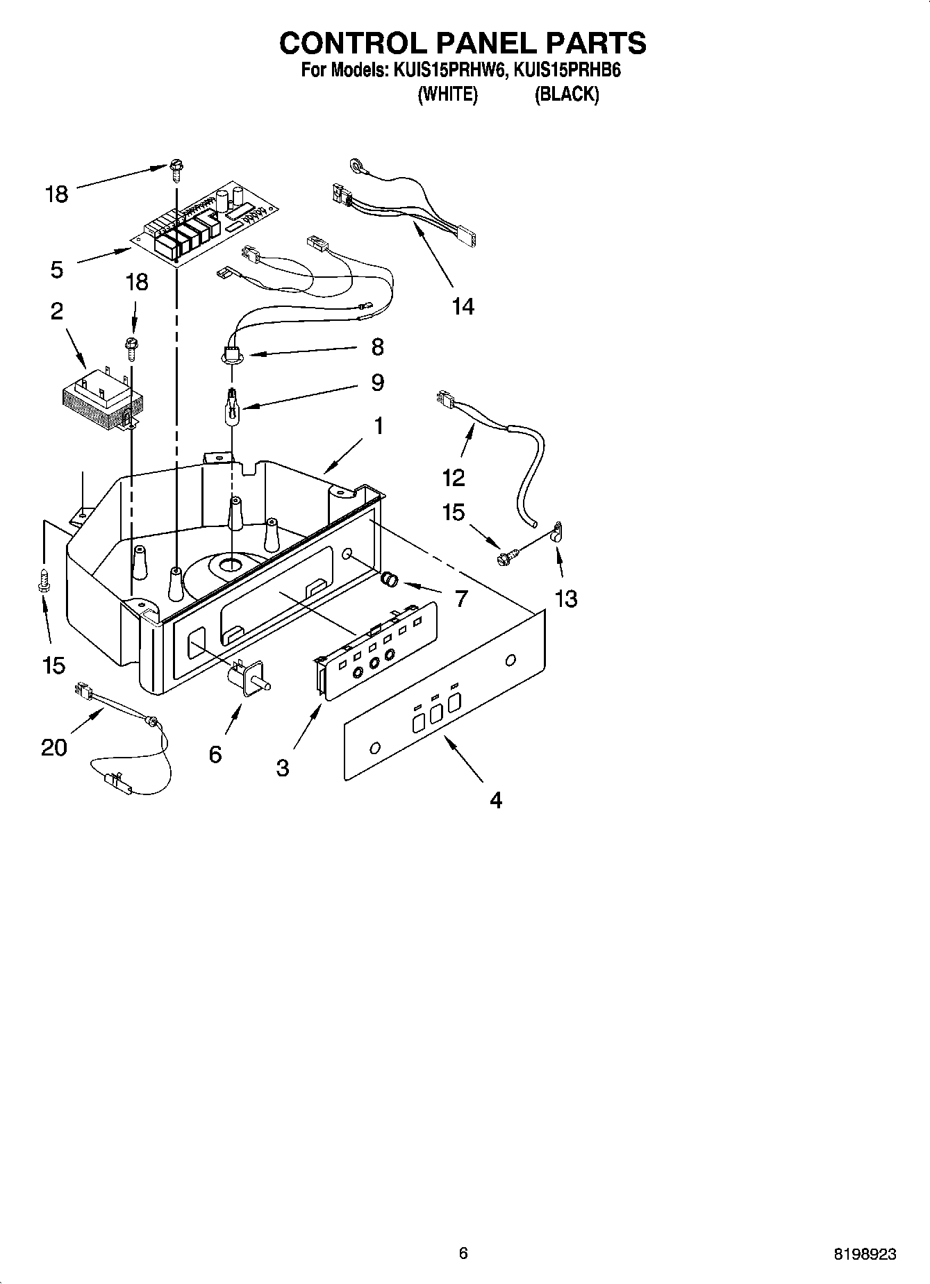 04 - CONTROL PANEL PARTS