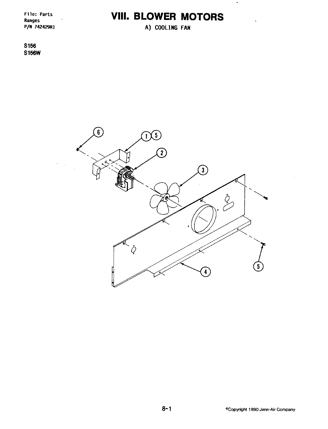 05 - BLOWER MOTOR-COOLING FAN (S156W)