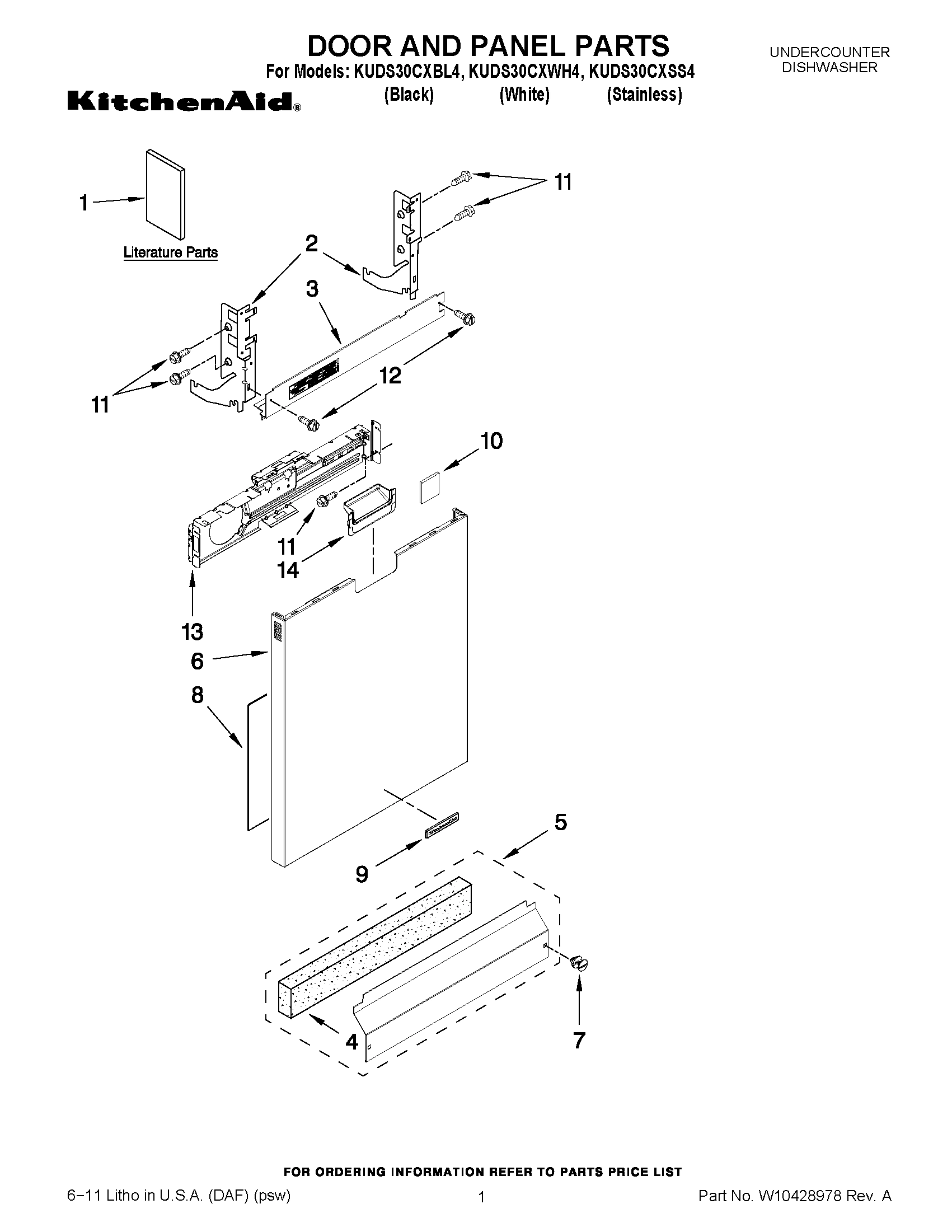 01 - DOOR AND PANEL PARTS