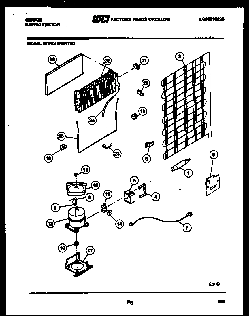 05 - SYSTEM AND AUTOMATIC DEFROST PARTS