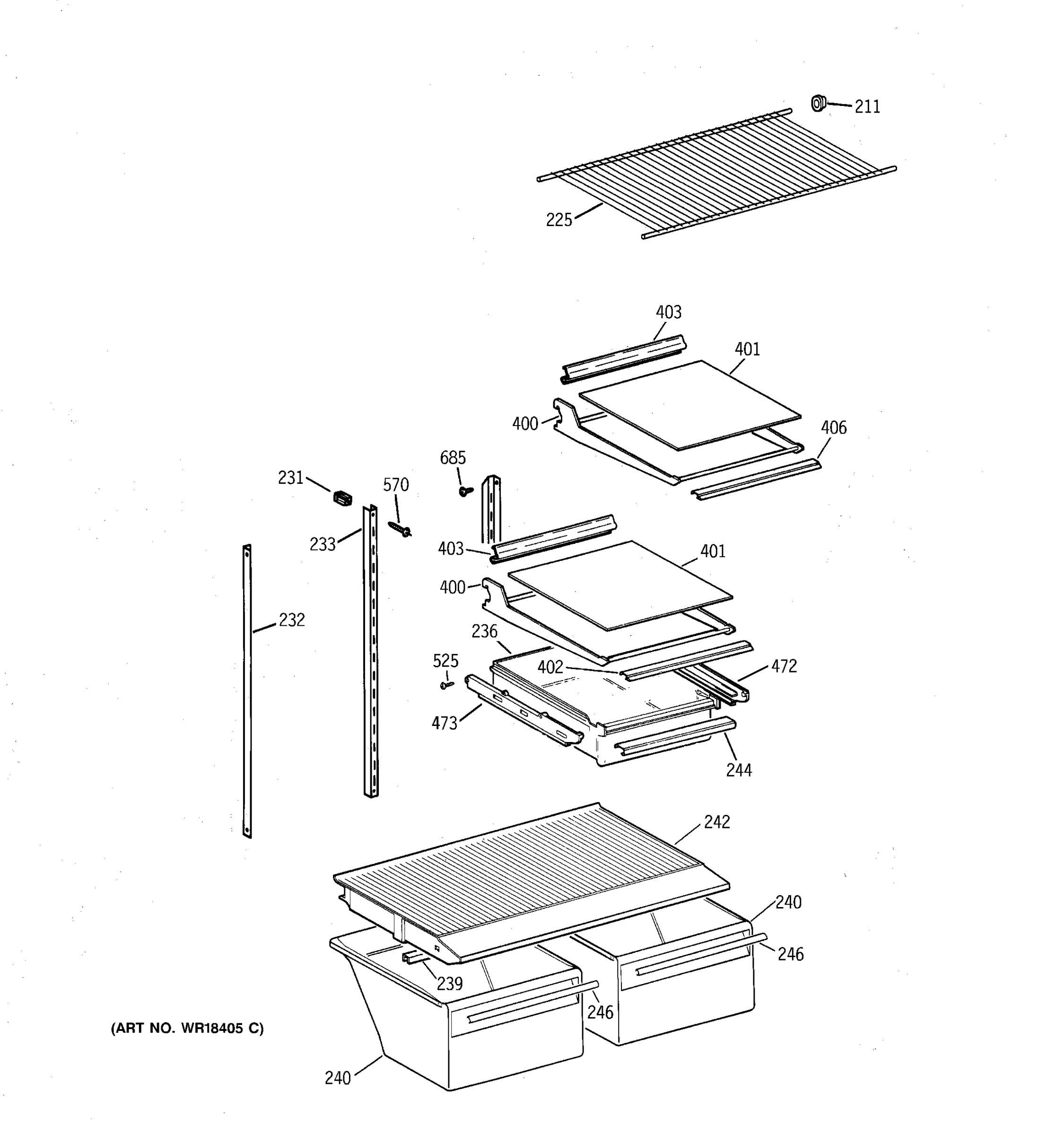 SHELF PARTS