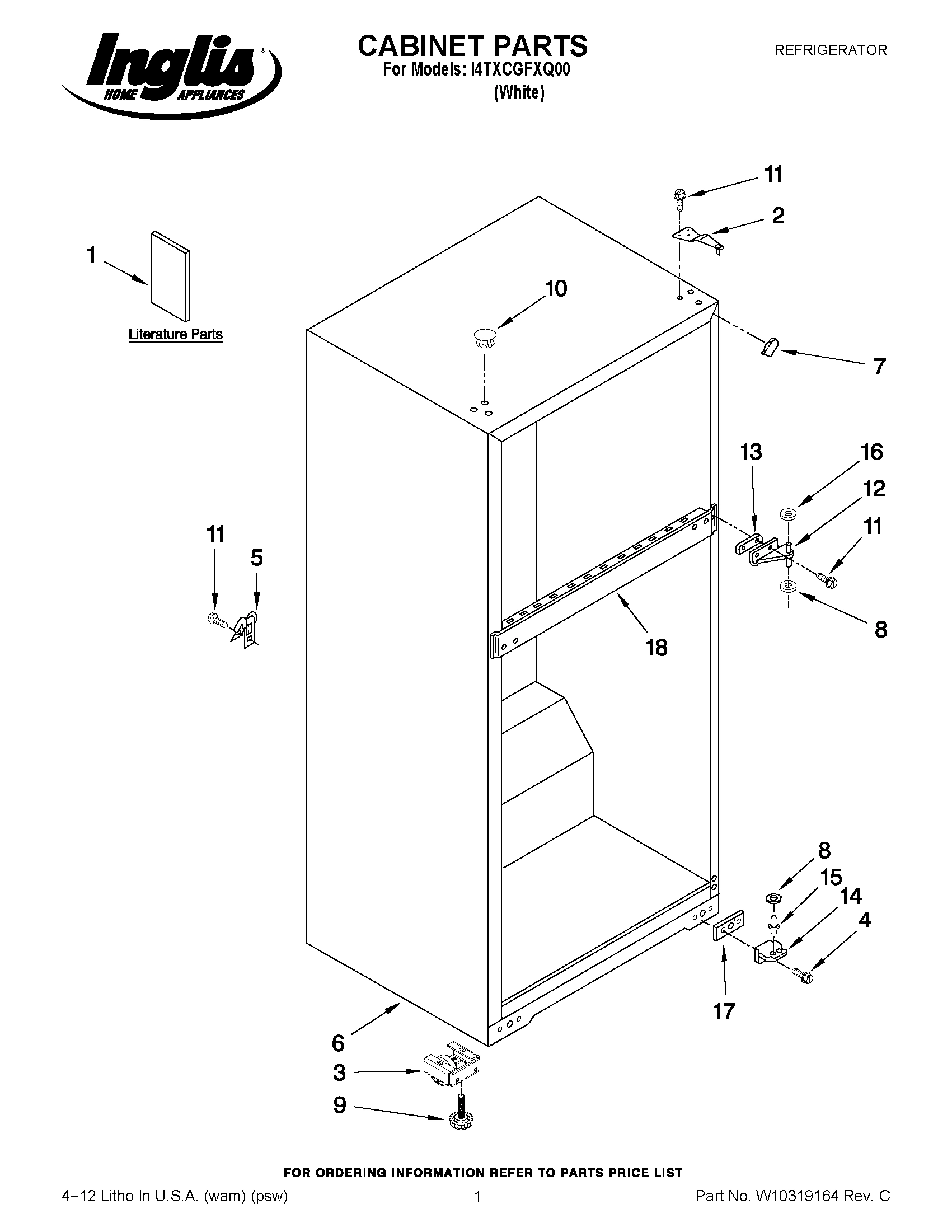 01 - CABINET PARTS
