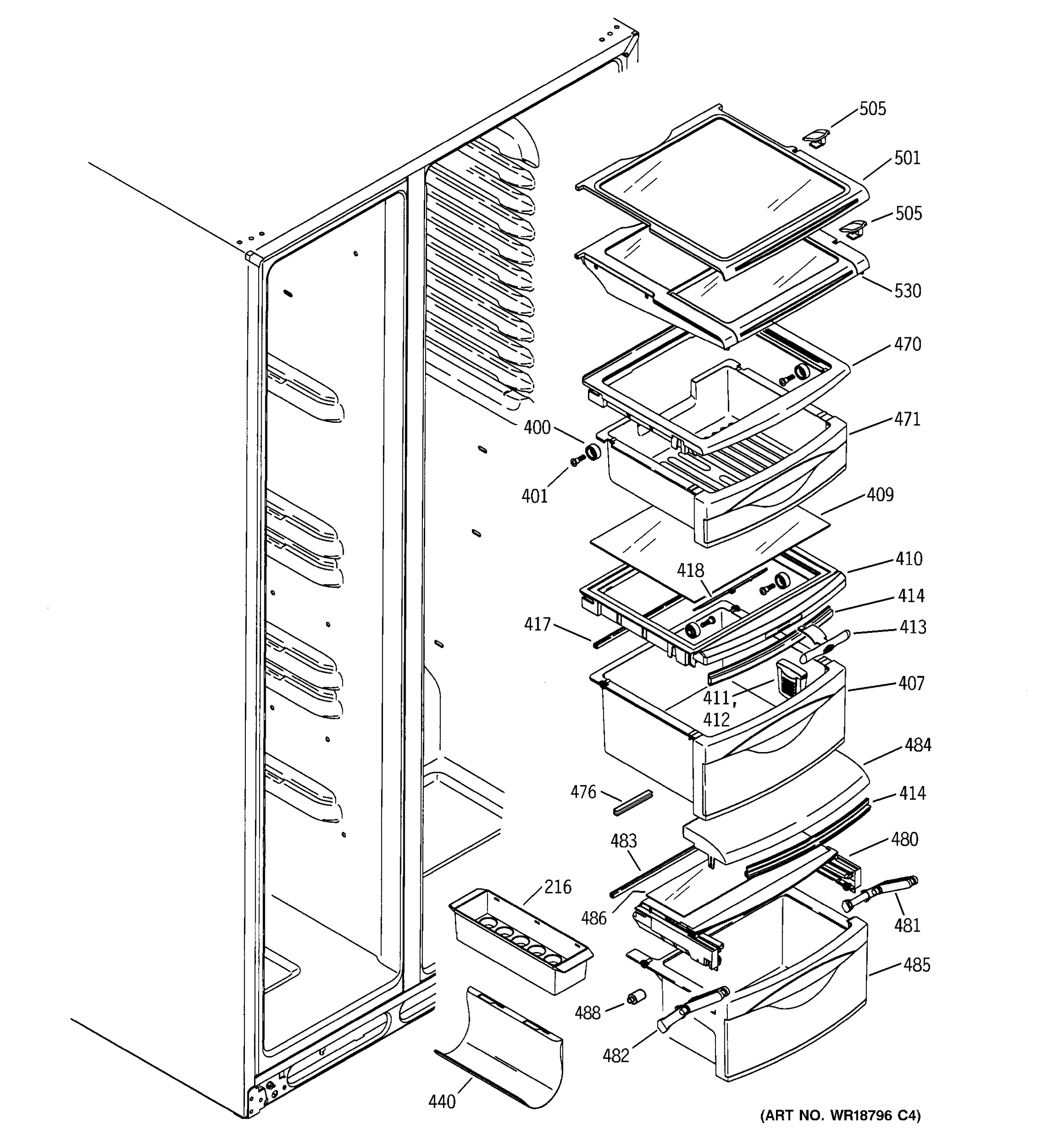 FRESH FOOD SHELVES