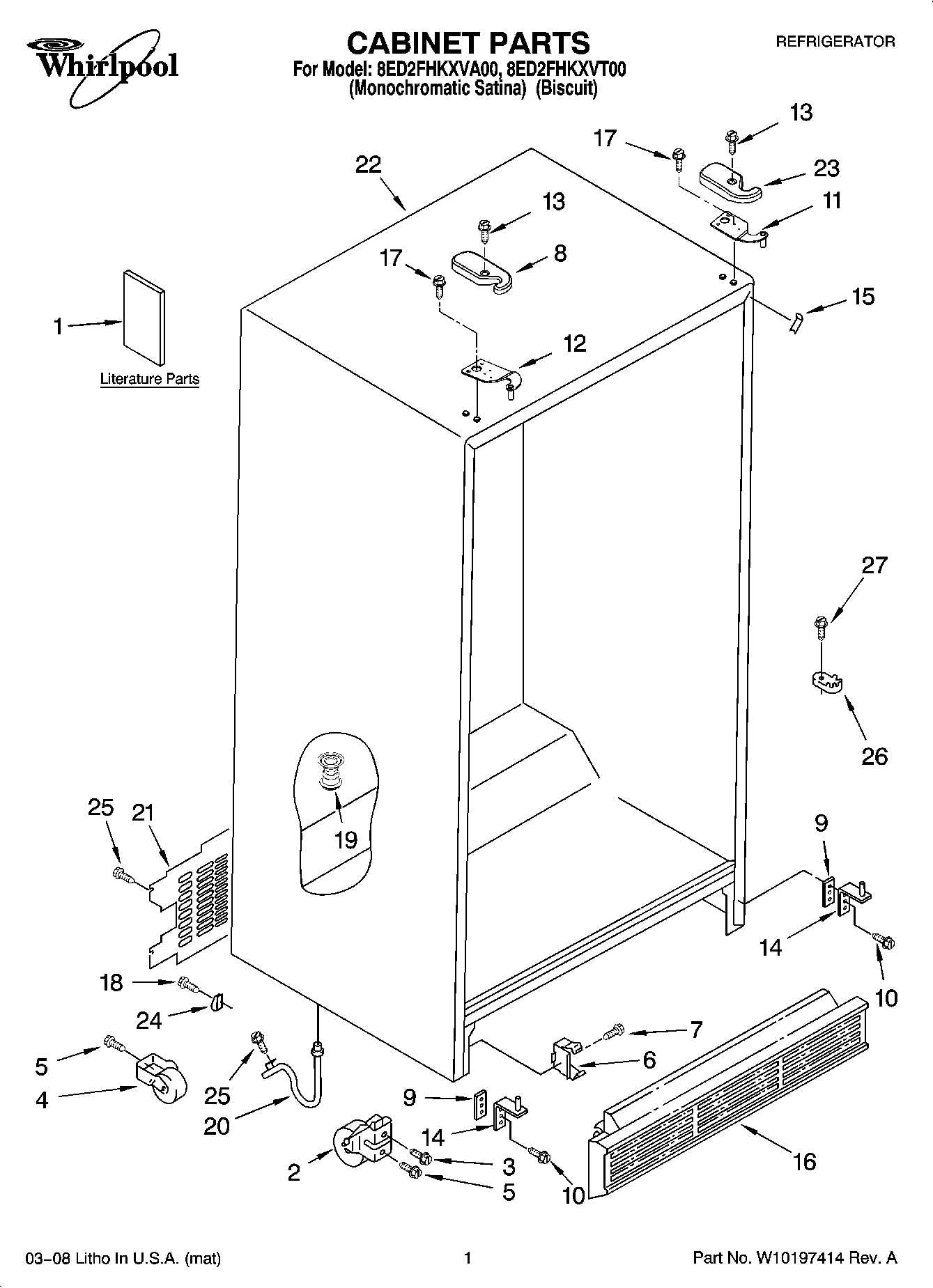 01 - CABINET PARTS