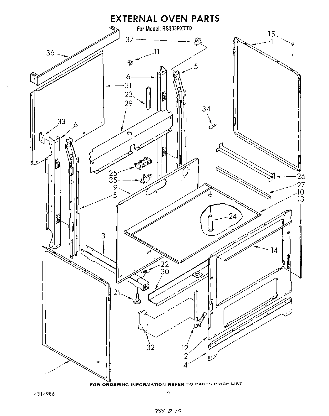 02 - EXTERNAL OVEN , LITERATURE AND OPTIONAL