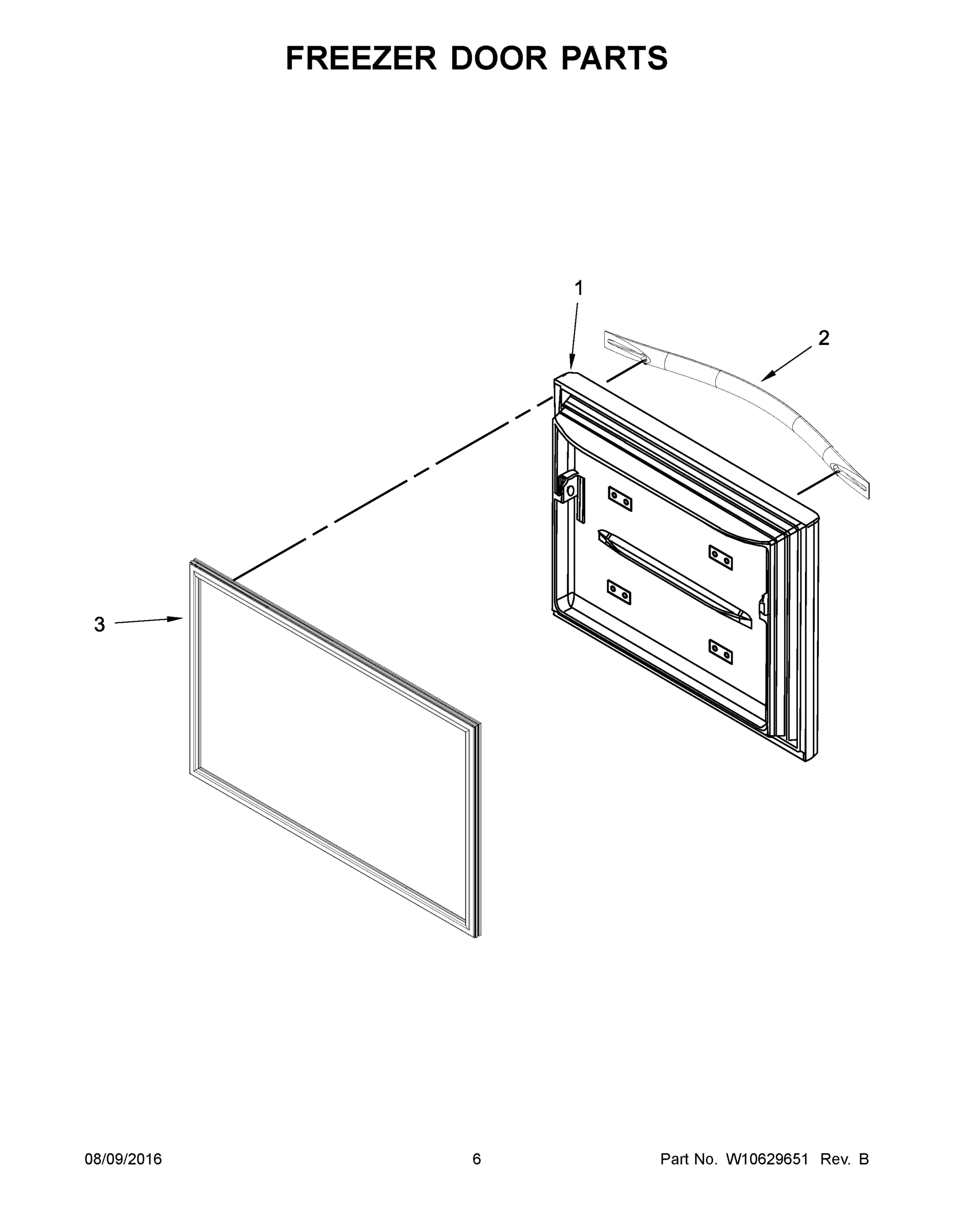 04 - FREEZER DOOR PARTS