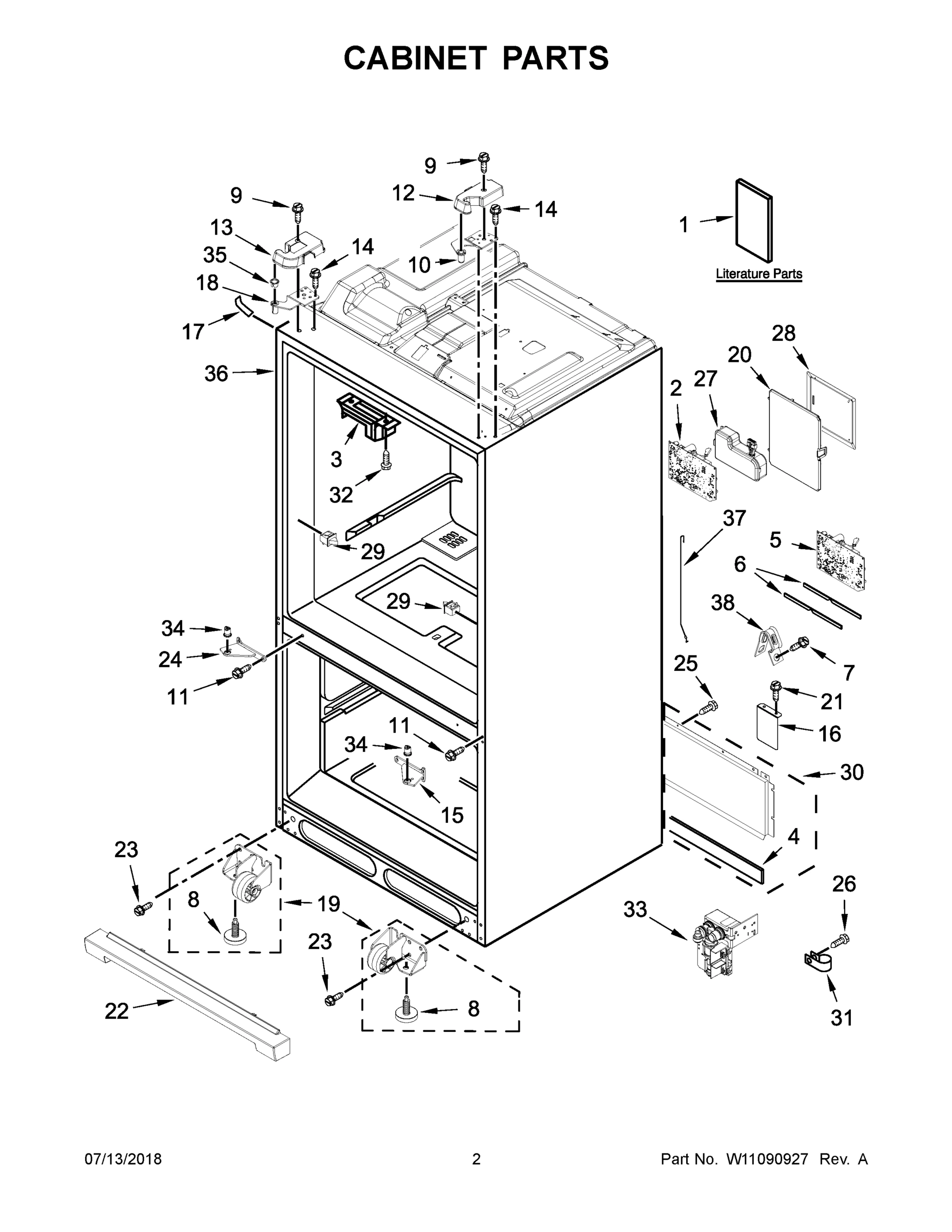 02 - CABINET PARTS