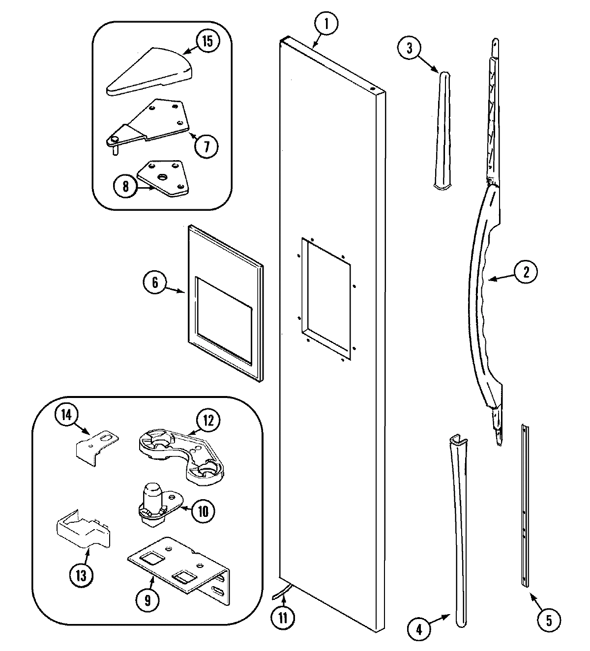 06 - FREEZER OUTER DOOR