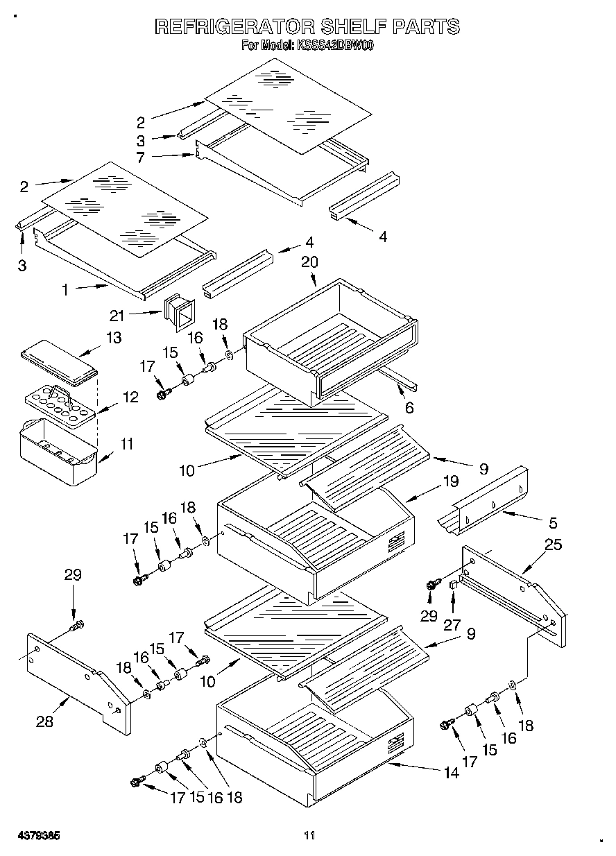 09 - REFRIGERATOR SHELF
