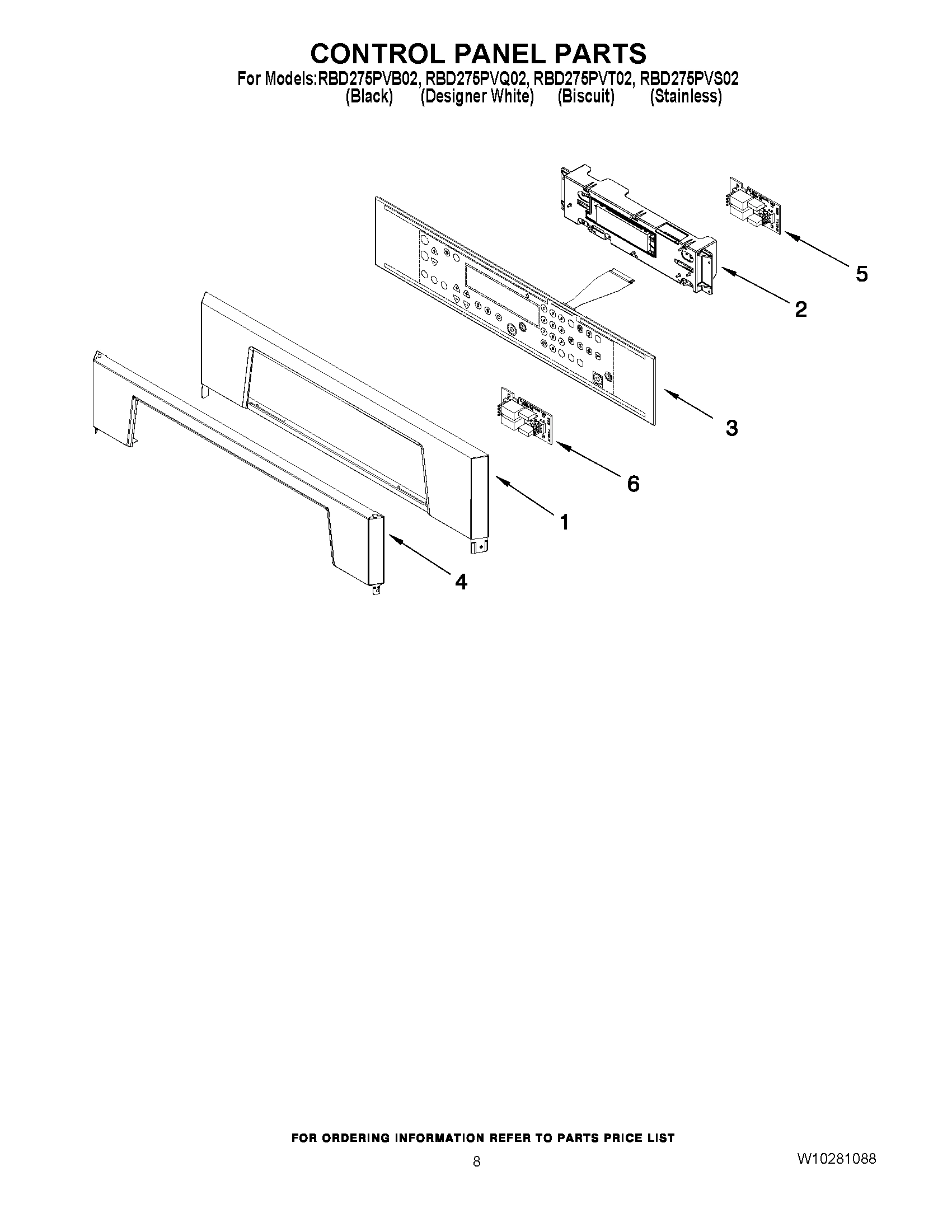 06 - CONTROL PANEL PARTS