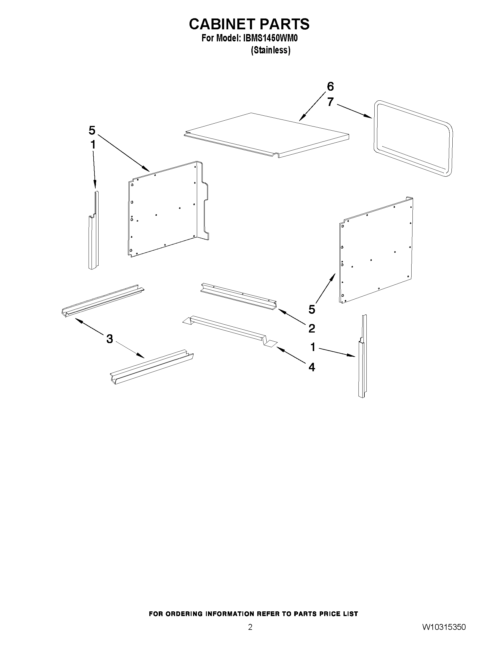 02 - CABINET PARTS