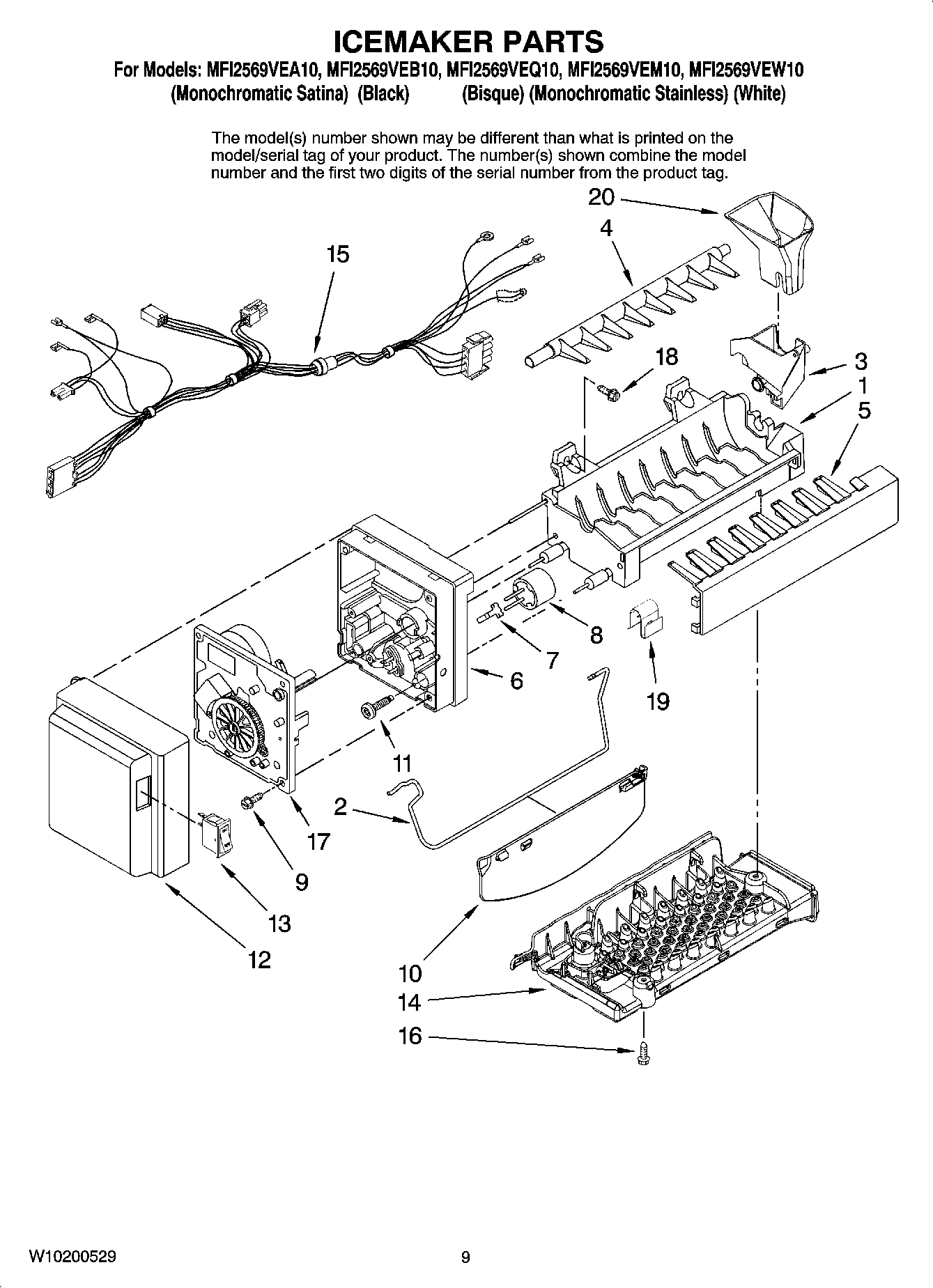 05 - ICEMAKER PARTS