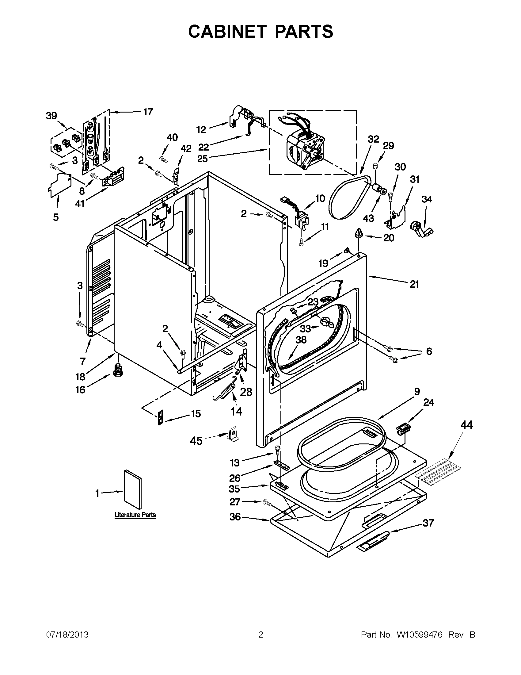 01 - CABINET PARTS