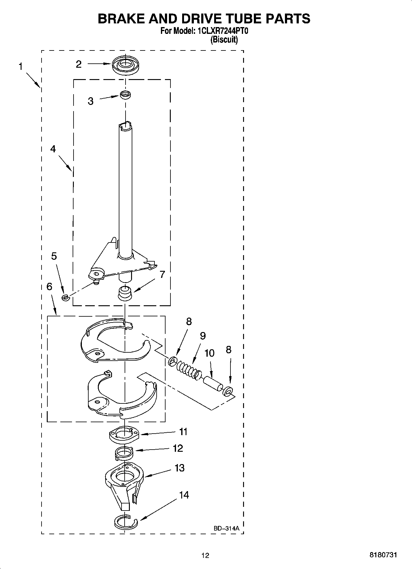 08 - BRAKE AND DRIVE TUBE PARTS
