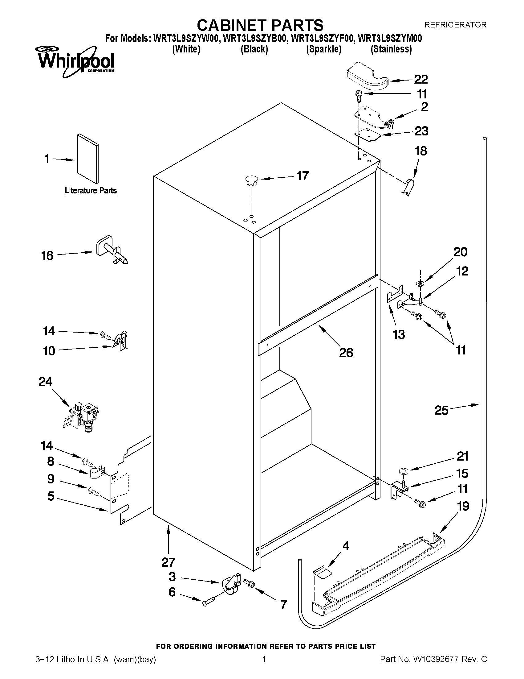 01 - CABINET PARTS