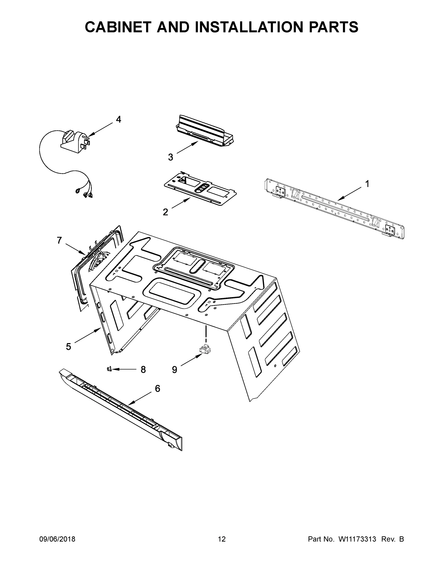 07 - CABINET AND INSTALLATION PARTS