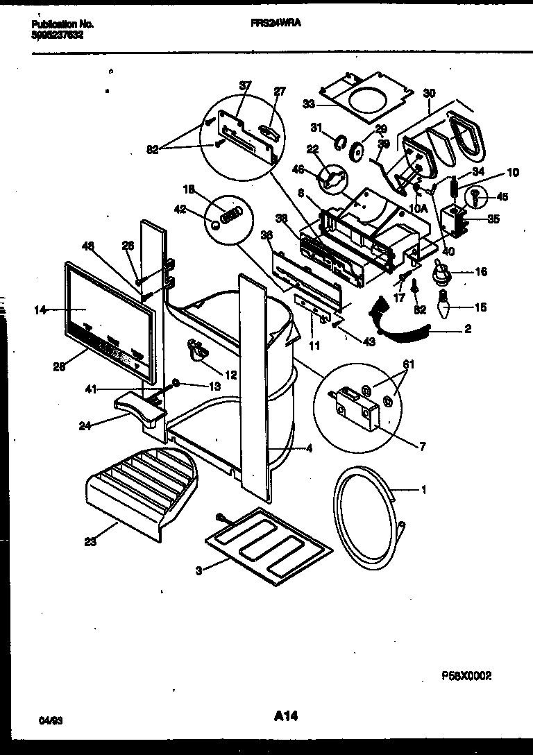 08 - ICE DOOR, DISPENSER AND WATER TANKS