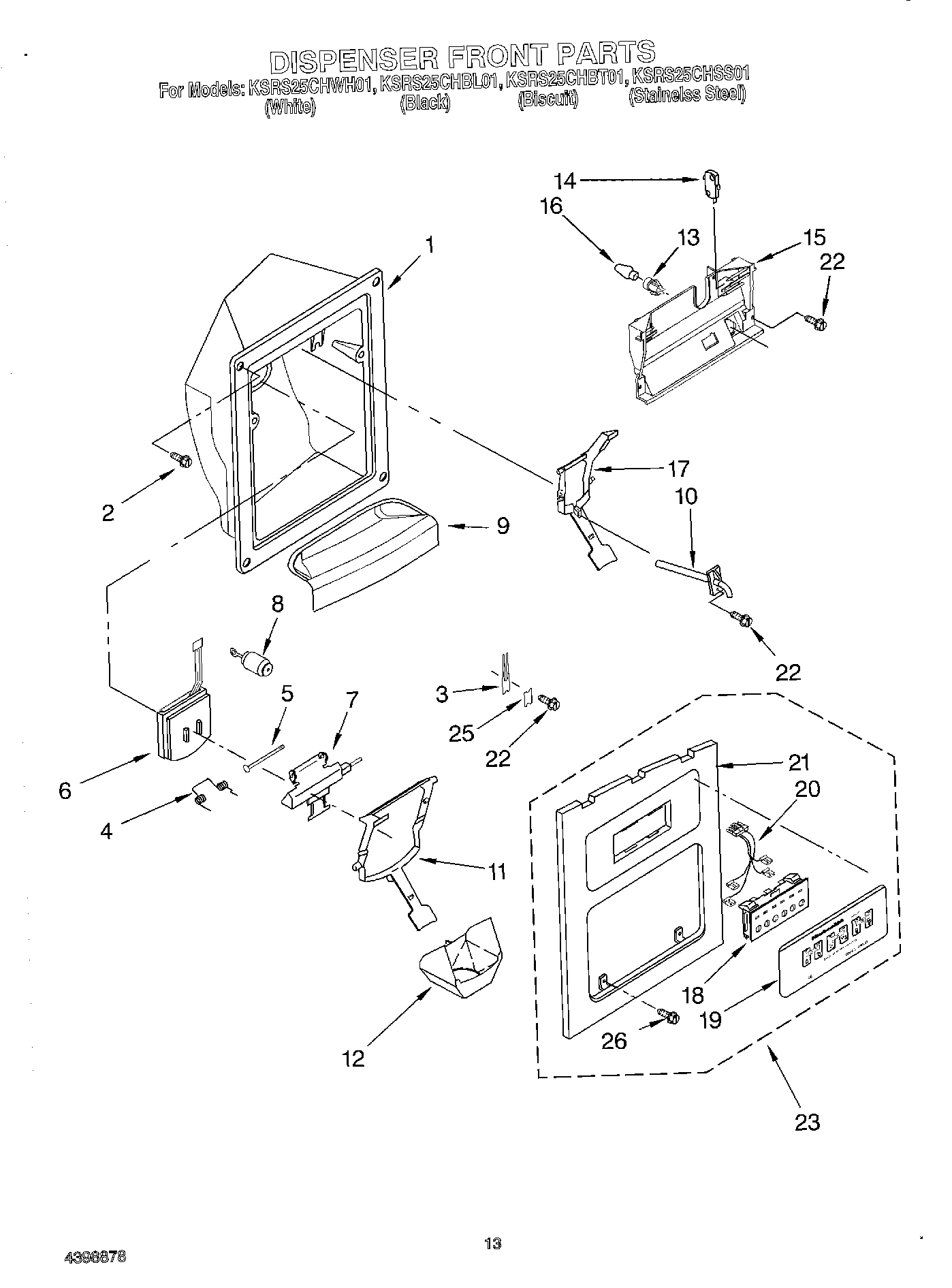 08 - DISPENSER FRONT